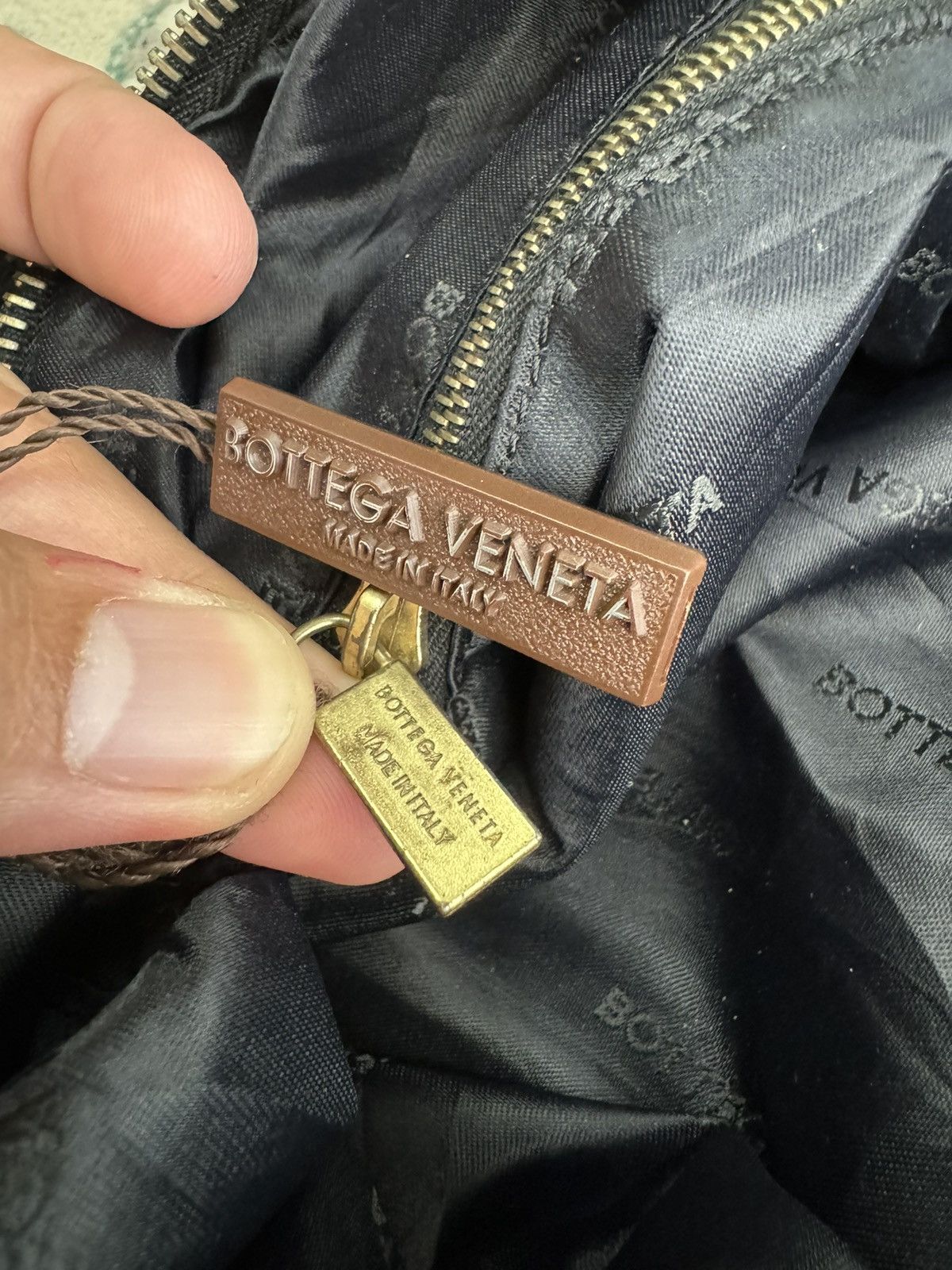 Bottega Veneta 1980s BOTTEGA VENETA BV FULL MONOGRAM SHOULDER TOTE BAG Size ONE SIZE - 10 Thumbnail
