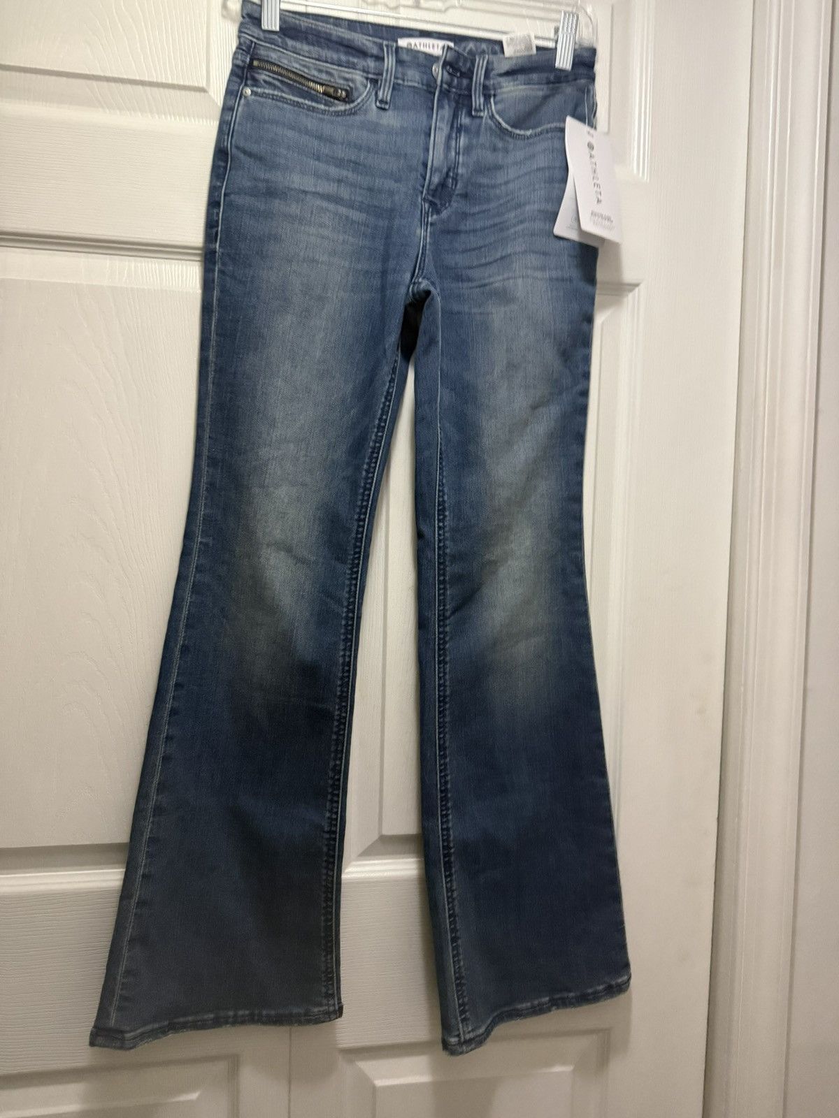 Athleta Athleta Sculptek Flare Jean True Blue New with tags Size 26" / US 2 / IT 38 - 1 Thumbnail
