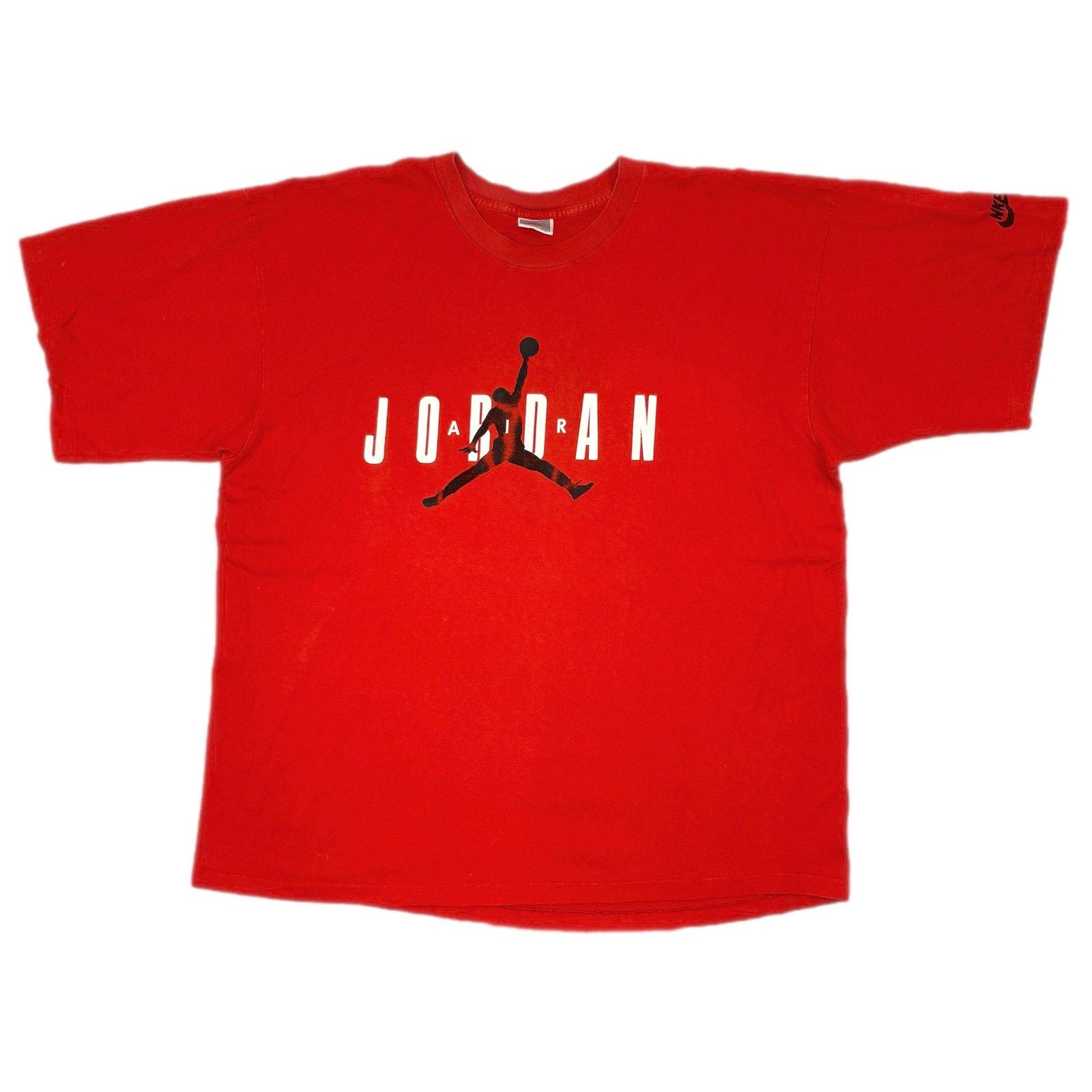 Nike Rare American Vint 90s OG Nike Air Jordan T Shirt Gray Tag Size US XL / EU 56 / 4 - 1 Thumbnail