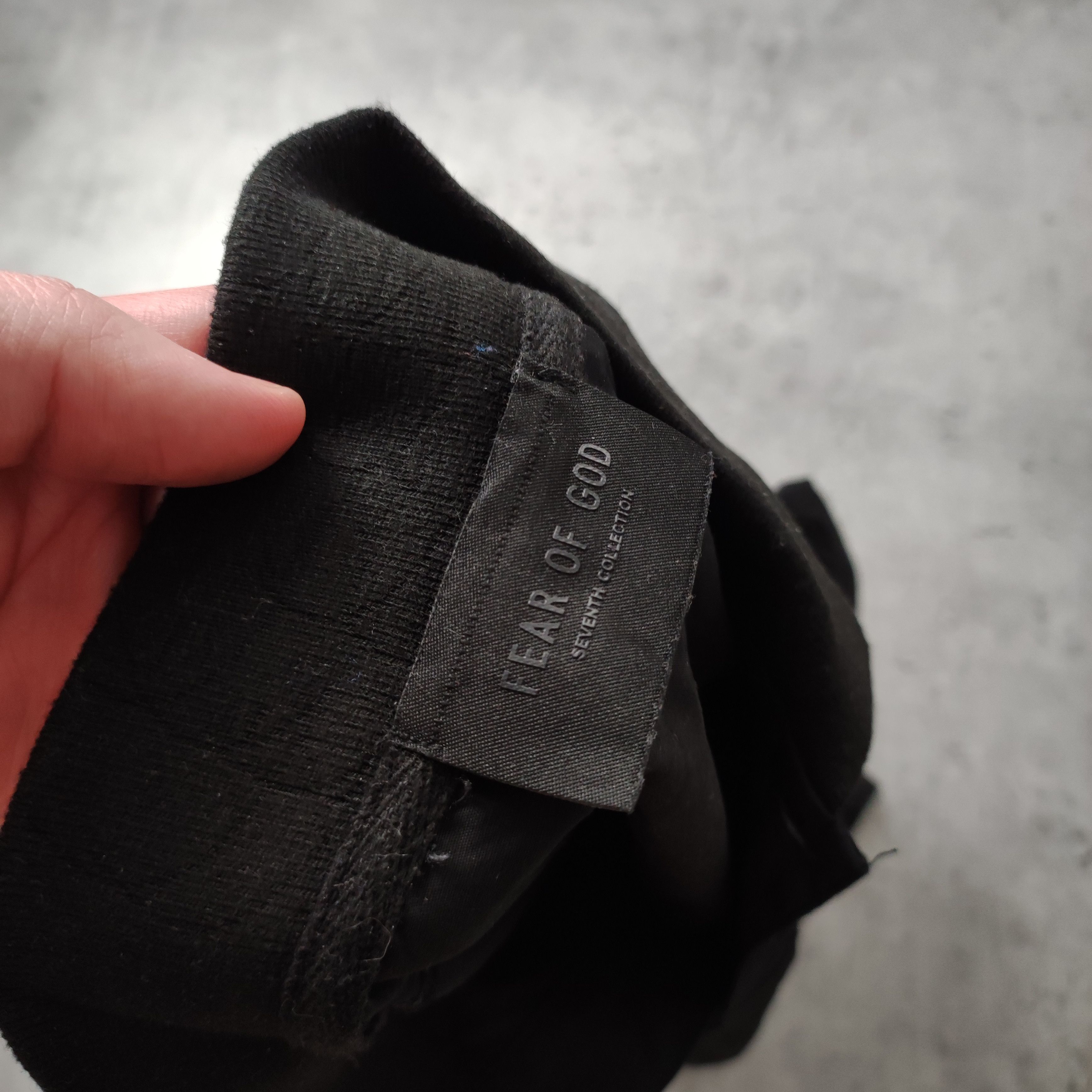 Essentials × FOG × Fear of God RARE FOG Fear Of God Big Back Logo Blackout Polo Shirt Size US S / EU 44-46 / 1 - 7 Thumbnail