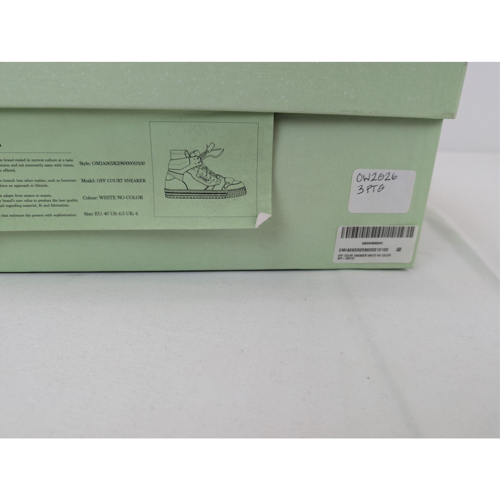 Off-White o1rshd1 Q:2 / Off-Court Sneakers in White Size US 7 / EU 40 - 24 Thumbnail