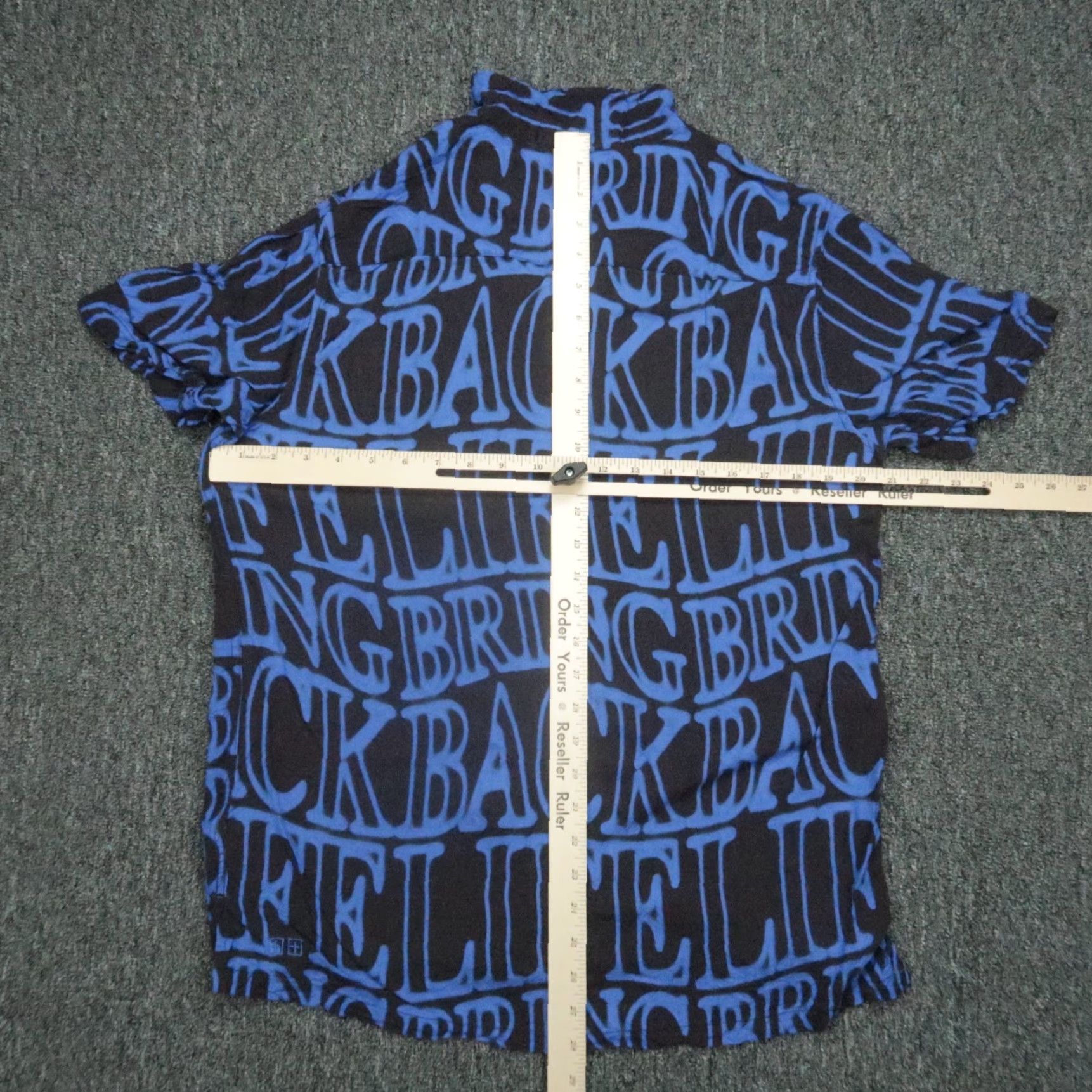 Ksubi VINTAGE KSUBI Men's Shirt Short Sleeve Button-Up Collared Casual Lightweight Black Geometric 90s Mens Size US M / EU 48-50 / 2 - 6 Thumbnail
