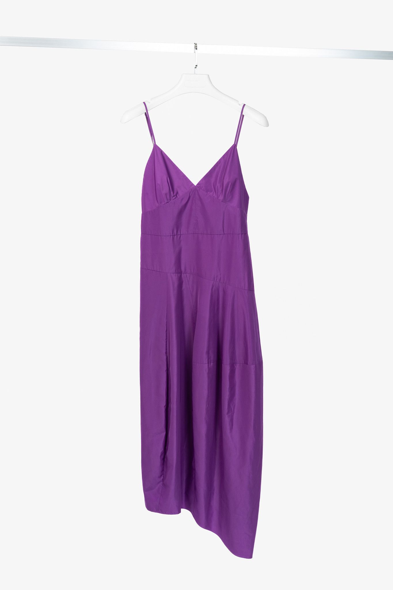 Tibi Tibi Purple Italian Sporty Nylon Cami Dress Size M / US 6-8 / IT 42-44 - 1 Thumbnail