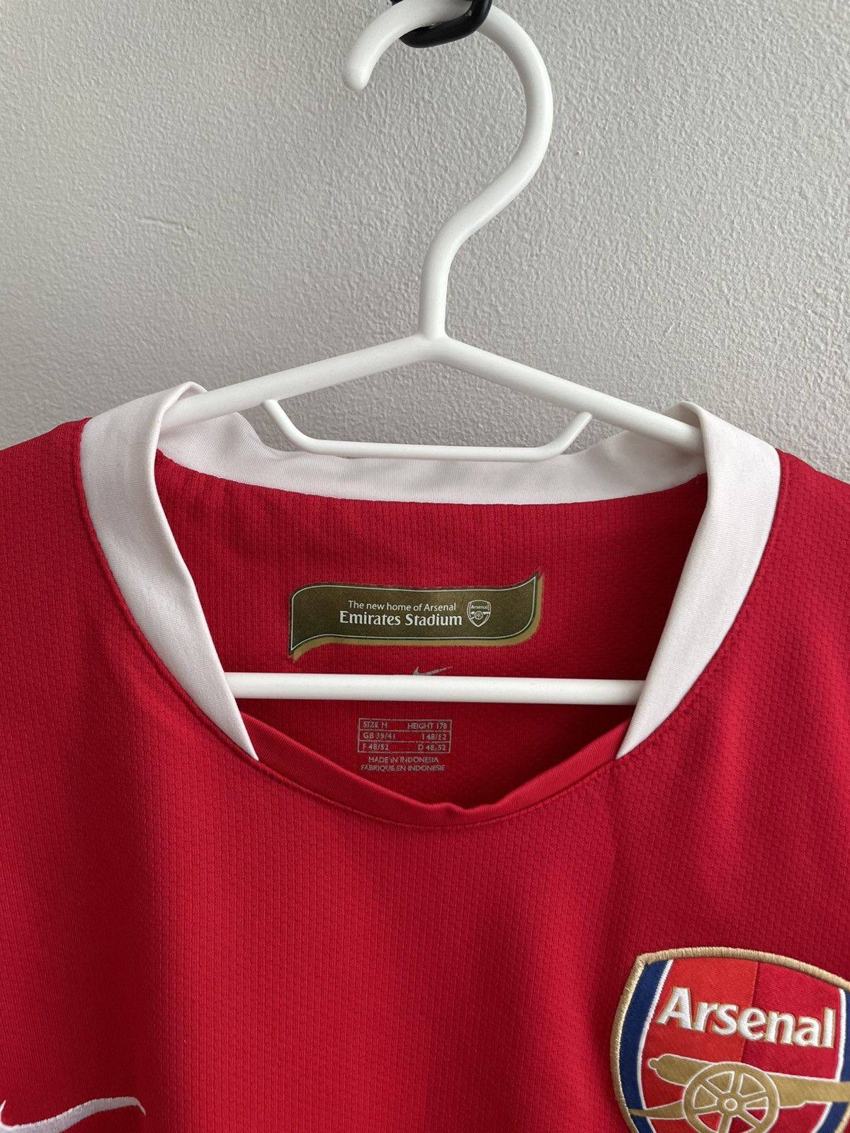 Nike Arsenal 2006 2007 2008 Home Football Soccer Jersey Shirt Size US M / EU 48-50 / 2 - 9 Thumbnail