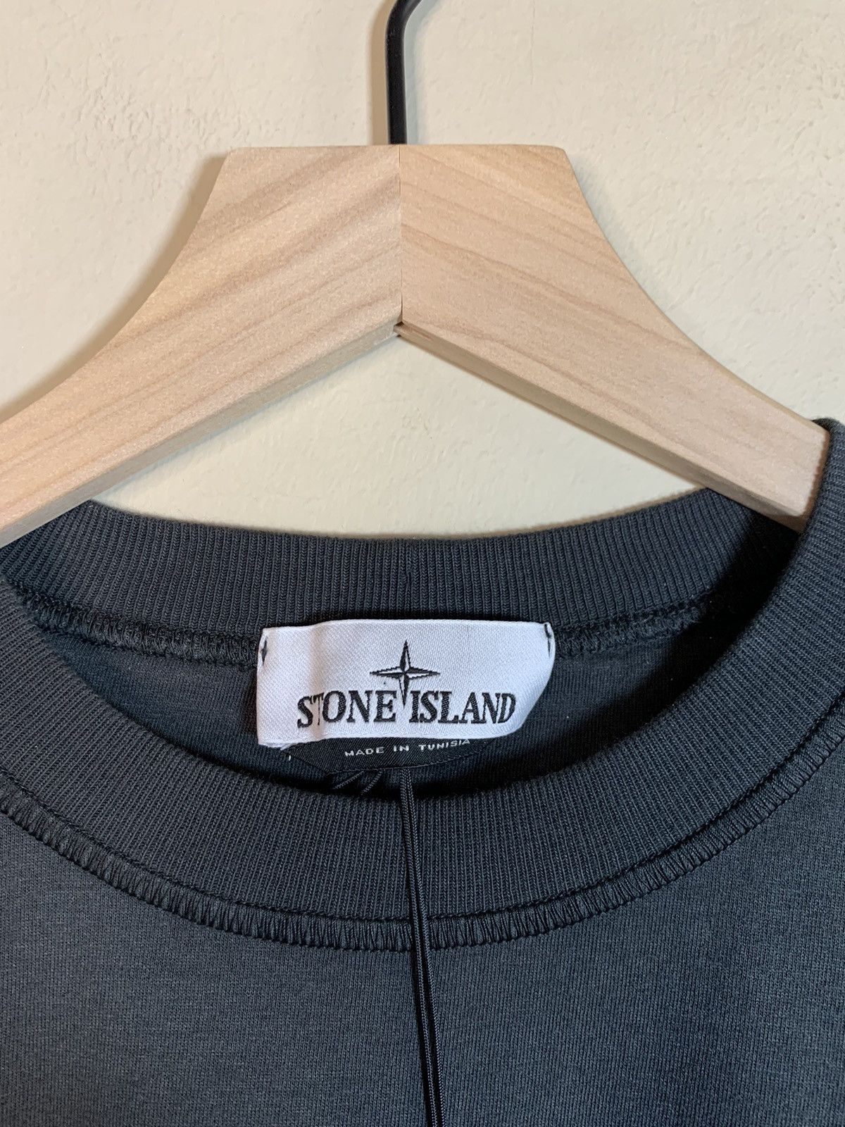 Designer × Stone Island *RARE* New Stone Island Raw Seam Stitched Logo T-Shirt - M Size US M / EU 48-50 / 2 - 5 Thumbnail