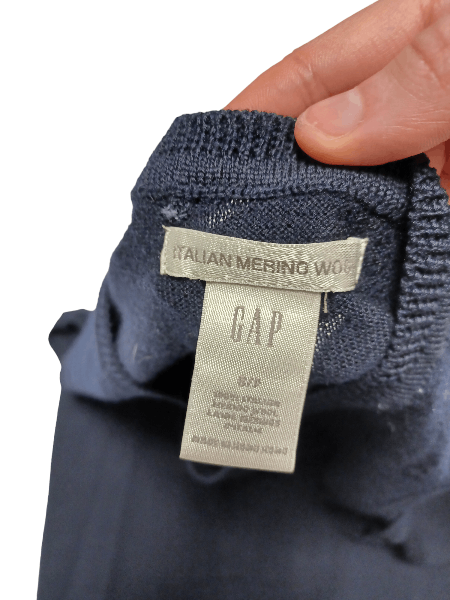 Gap 100% ITALIAN MERINO WOOL GAP VINTAGE VEST Size US S / EU 44-46 / 1 - 3 Thumbnail