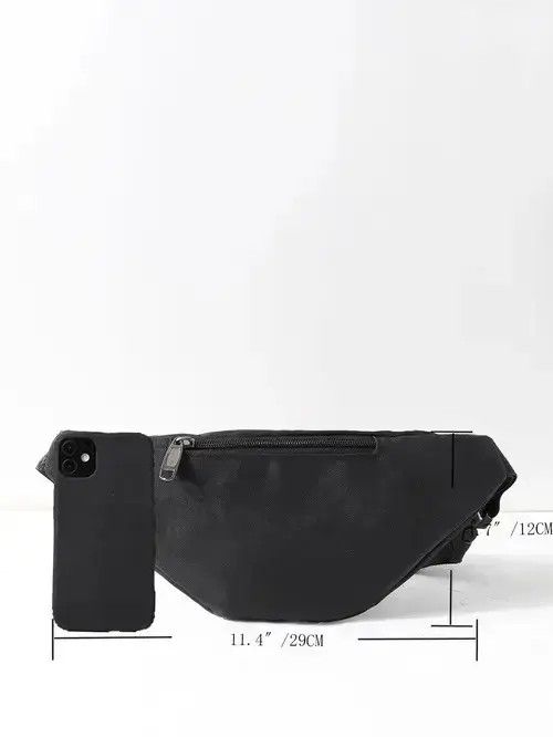 Vintage Minimalist Zip Fanny Pack Size ONE SIZE - 3 Thumbnail