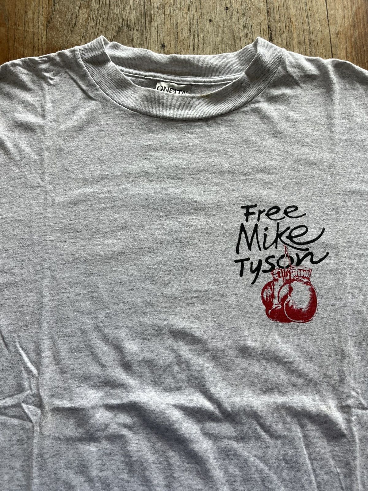 Vintage Vintage Free MIKE TYSON 90’s Tshirt Size US XL / EU 56 / 4 - 4 Thumbnail
