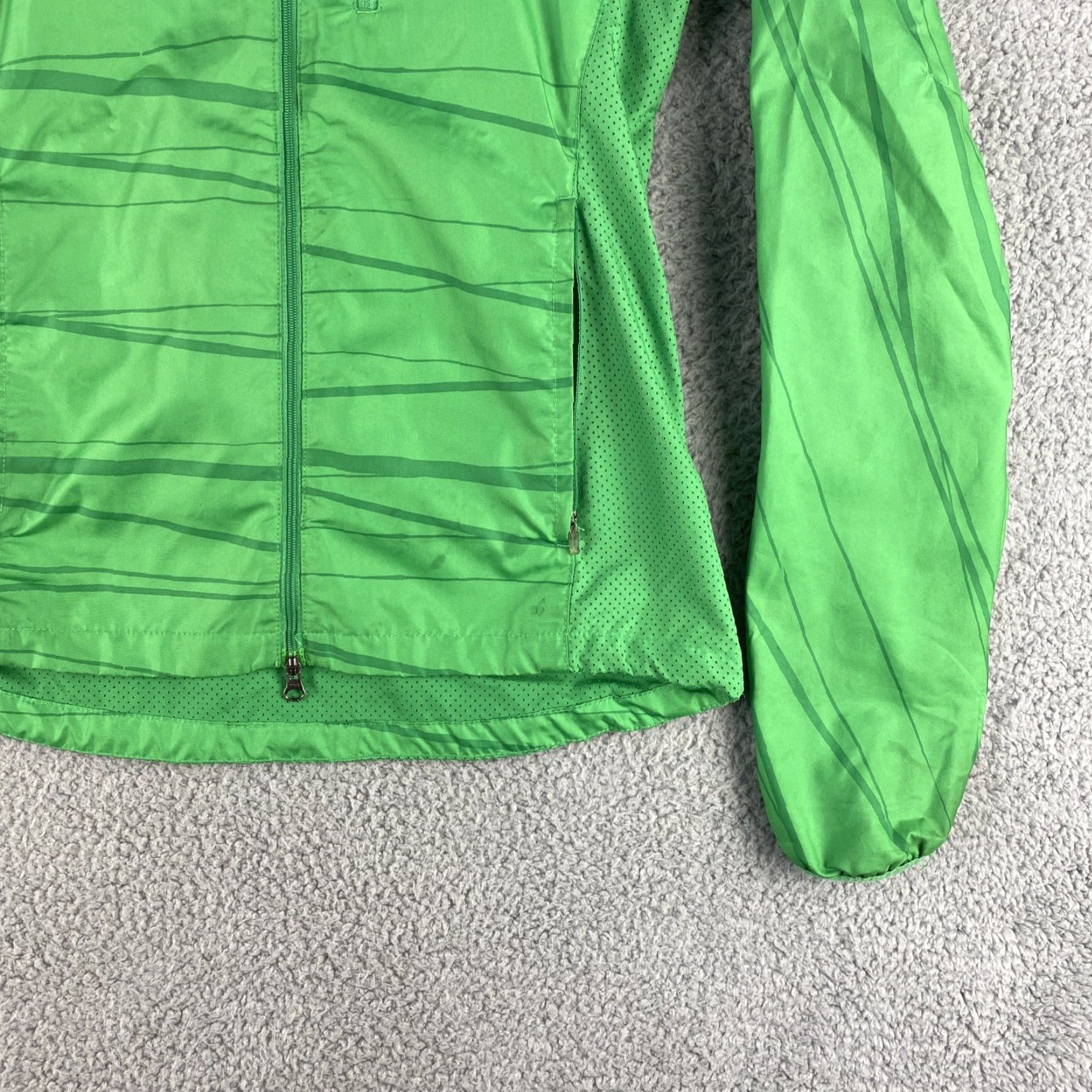 Nike Nike Jacket Women XS Fit Green Running Windbreaker / 44-31 Size XS / US 0-2 / IT 36-38 - 6 Thumbnail