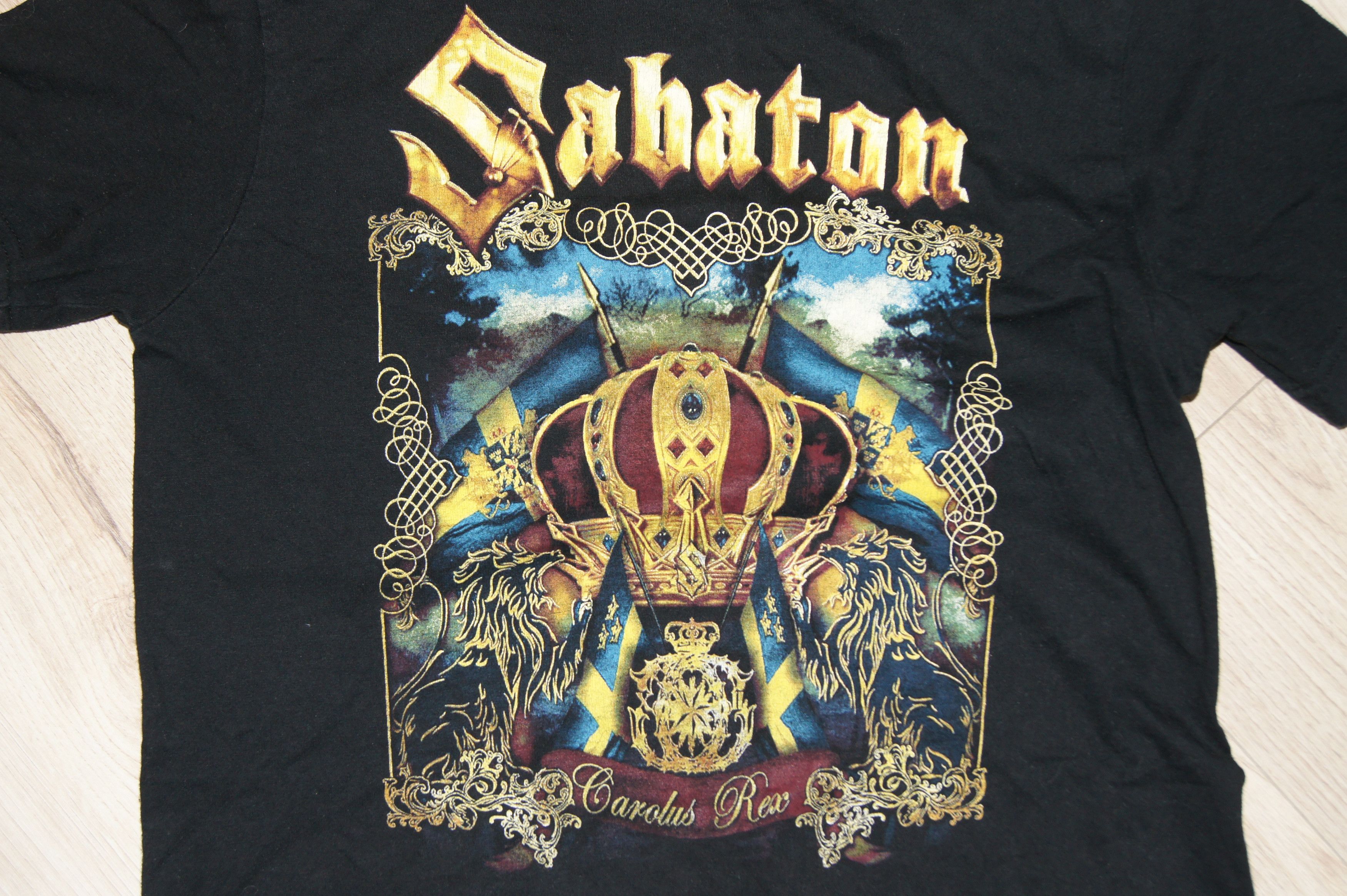 Band Tees × Vintage Sabaton Carolus Rex Rock Metal T-Shirt Size S Vintage Band Size US S / EU 44-46 / 1 - 4 Thumbnail