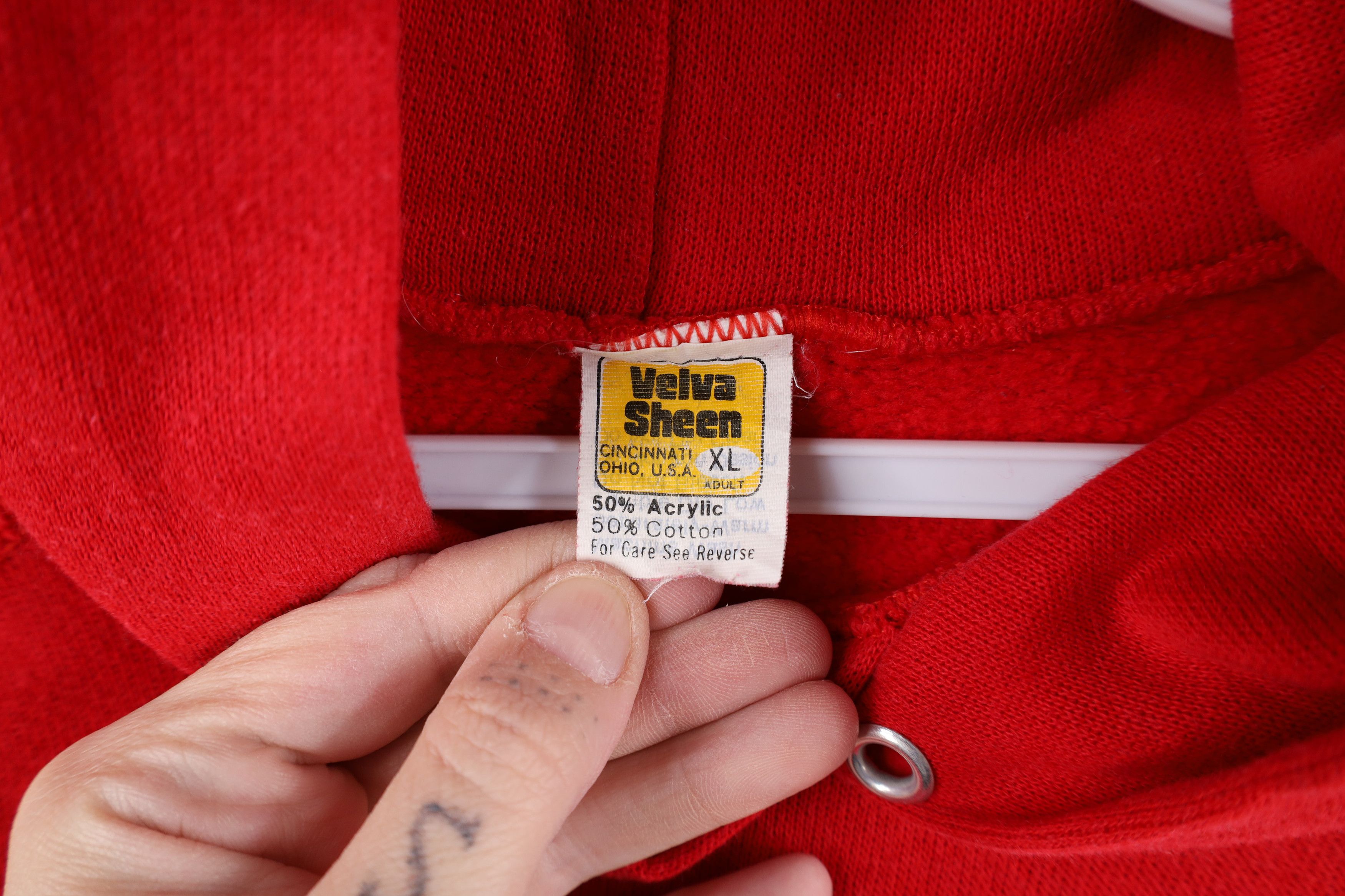 Vintage Vintage 70s Streetwear Camp Allen Hoodie Sweatshirt USA Size XL / US 12-14 / IT 48-50 - 8 Thumbnail