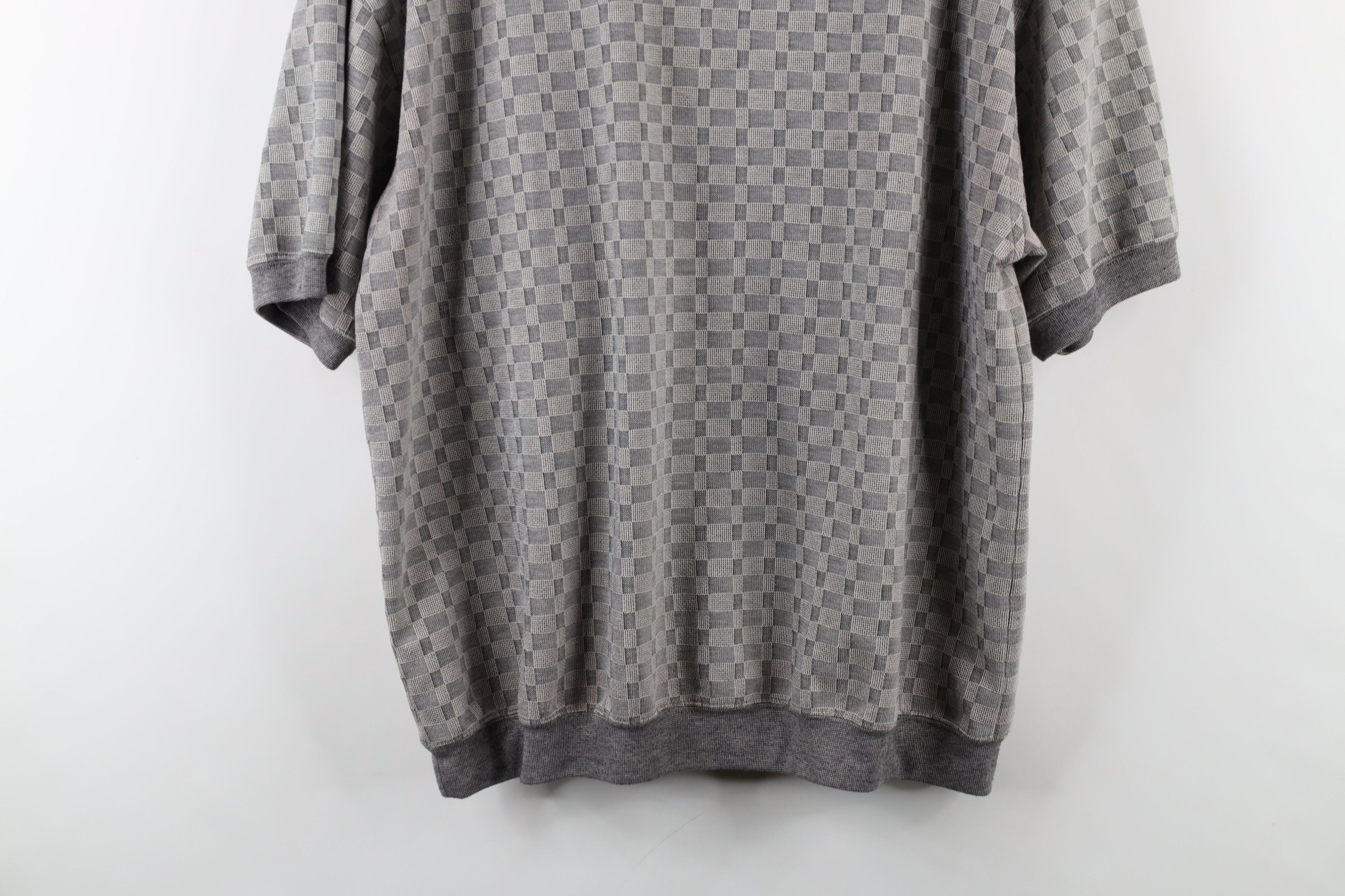 Vintage Vintage 90s Streetwear Checkered Pullover Polo Shirt Mob Size US L / EU 52-54 / 3 - 11 Thumbnail