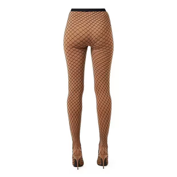 Balenciaga o1g2r1mq0924 Leggings in Brown & Black Size 27" / US 4 / IT 40 - 2 Thumbnail
