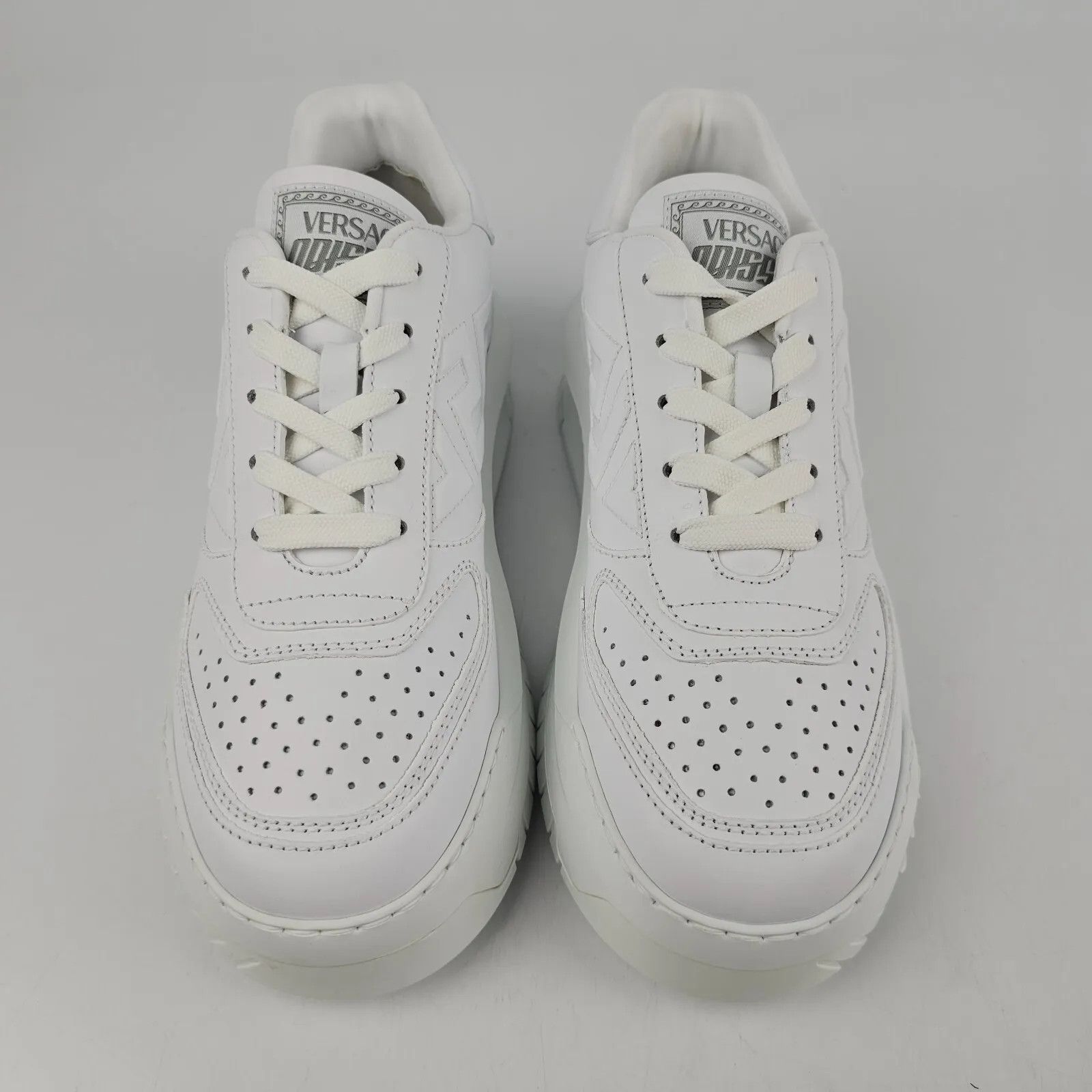 Versace Versace Greca Odissea White Sneakers New Size US 13 / EU 46 - 6 Thumbnail