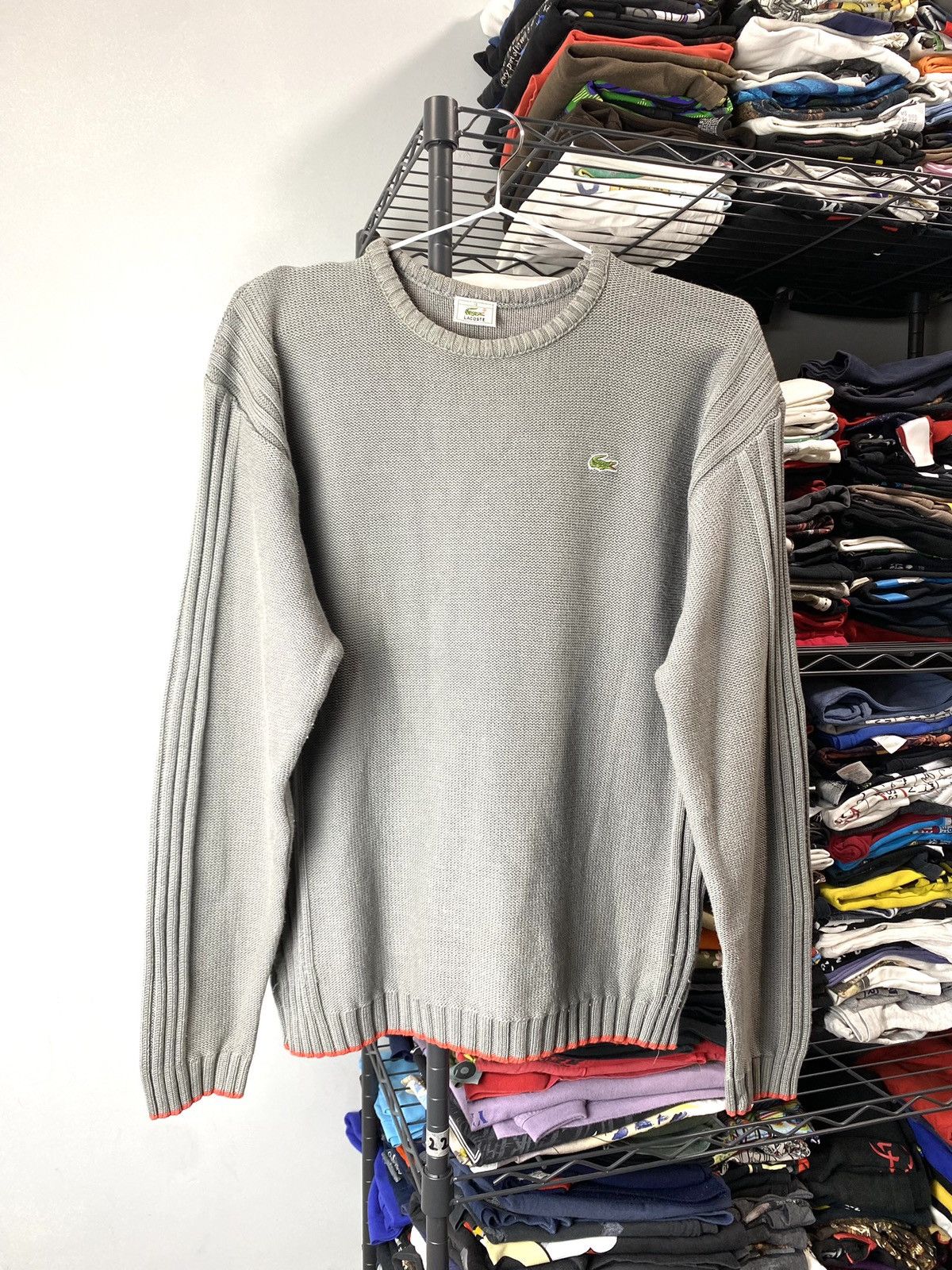 Lacoste 💥90’s Vintage Lacoste Knit Sweater Size US S / EU 44-46 / 1 - 1 Thumbnail