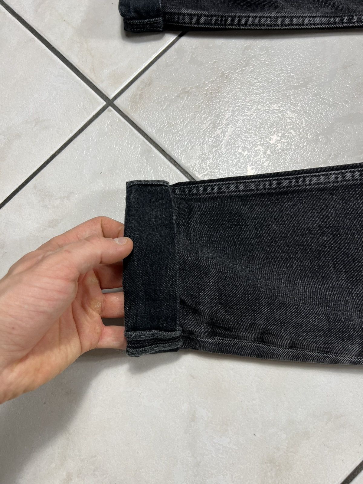 Acne Studios Acne Studios bla konst north black patch jeans patchwork Size US 29 - 10 Thumbnail