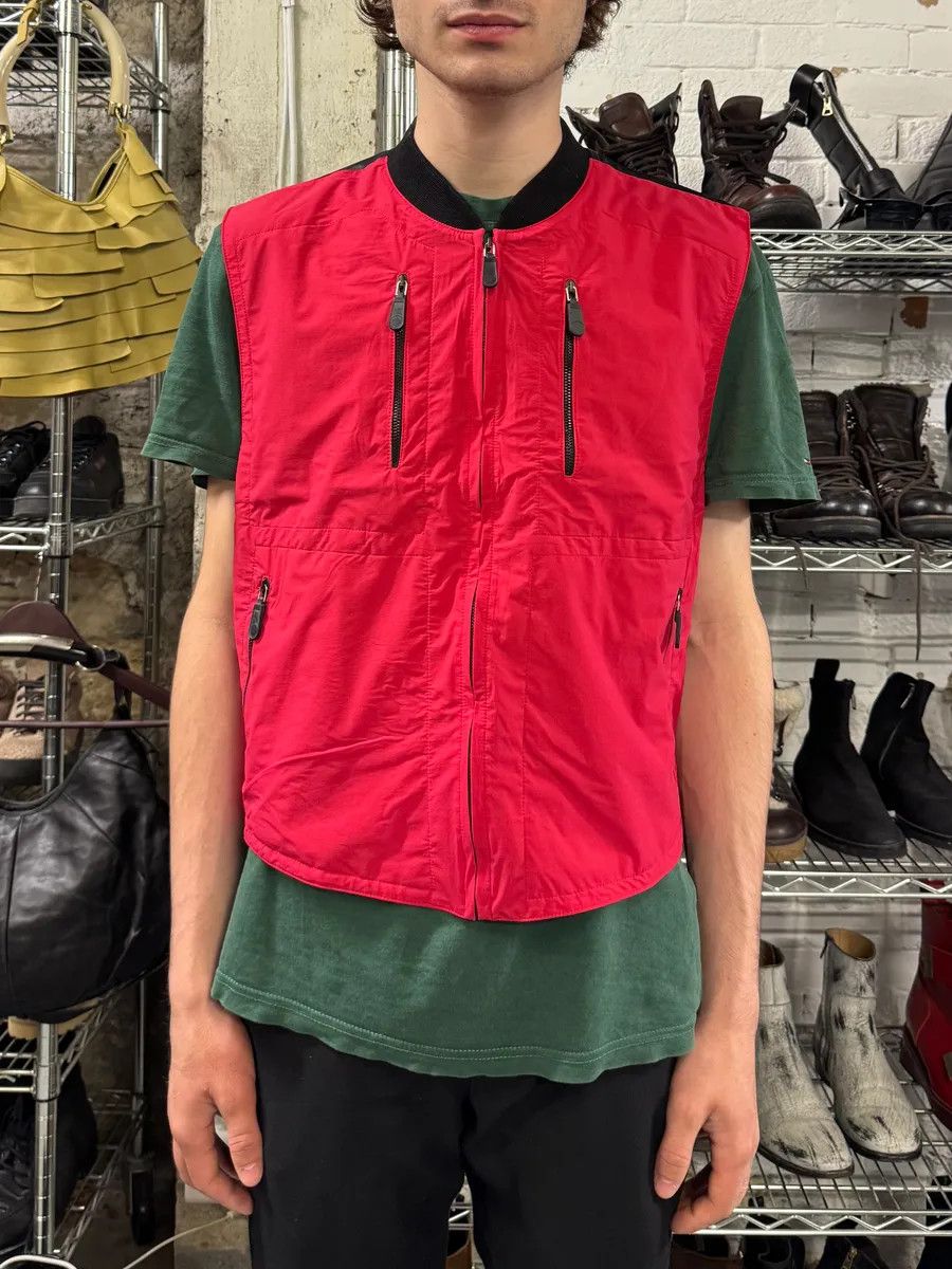 Marithe + Francois Girbaud 2000s Marithé + François Girbaud Red Tactical Vest Size US S / EU 44-46 / 1 - 2 Thumbnail
