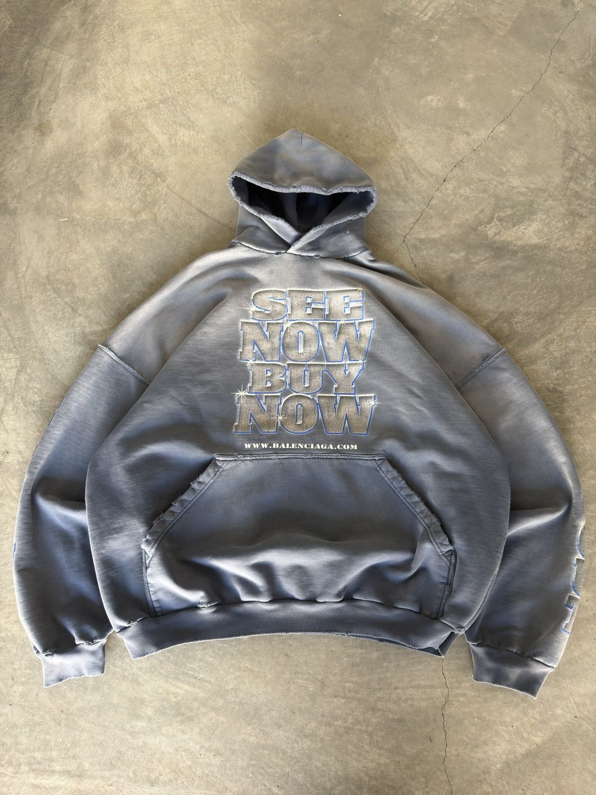 Balenciaga SOLD**Balenciaga “see now buy now” hoodie Size US XXL / EU 58 / 5 - 1 Thumbnail