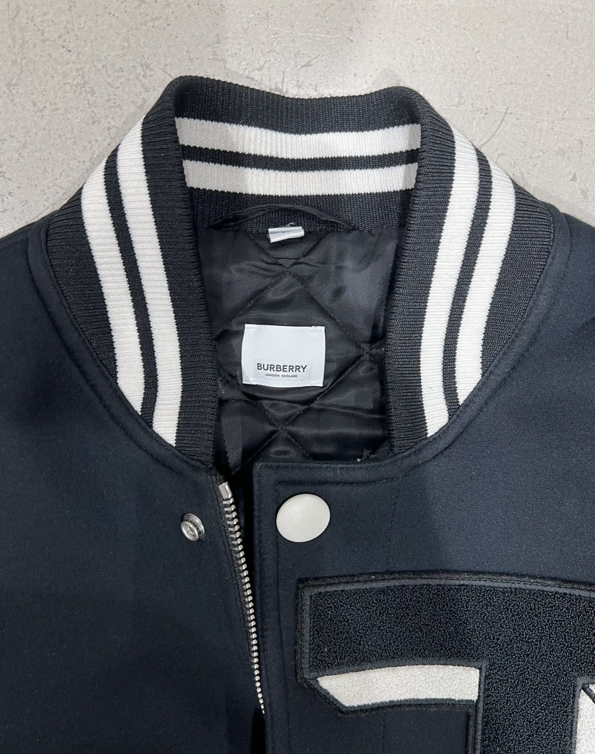 Burberry Burberry Jersey Varsity Jacket Size US L / EU 52-54 / 3 - 3 Thumbnail