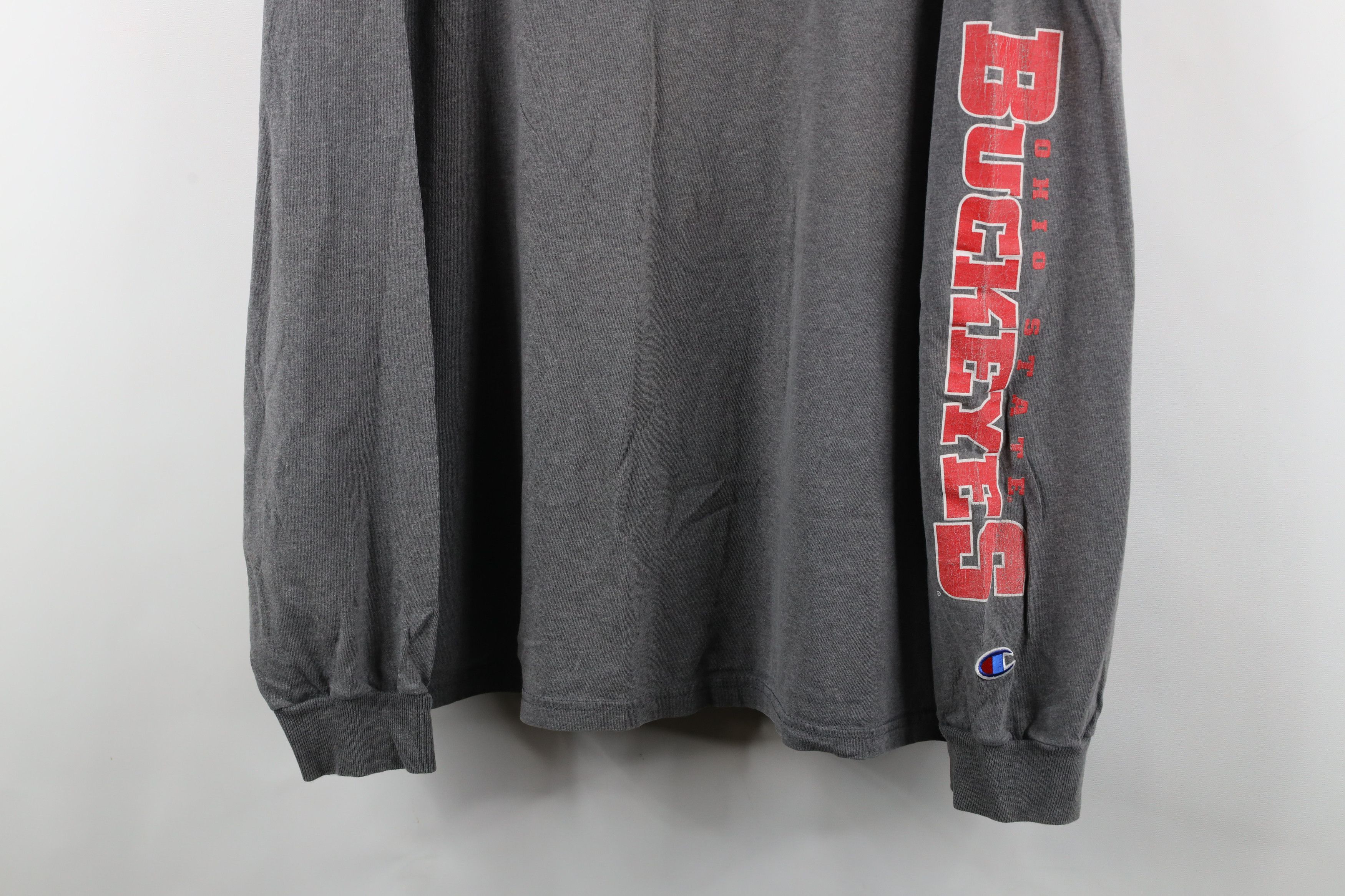 Champion × Vintage Vintage 90s Champion State University Long Sleeve T-Shirt Size US XXL / EU 58 / 5 - 3 Thumbnail