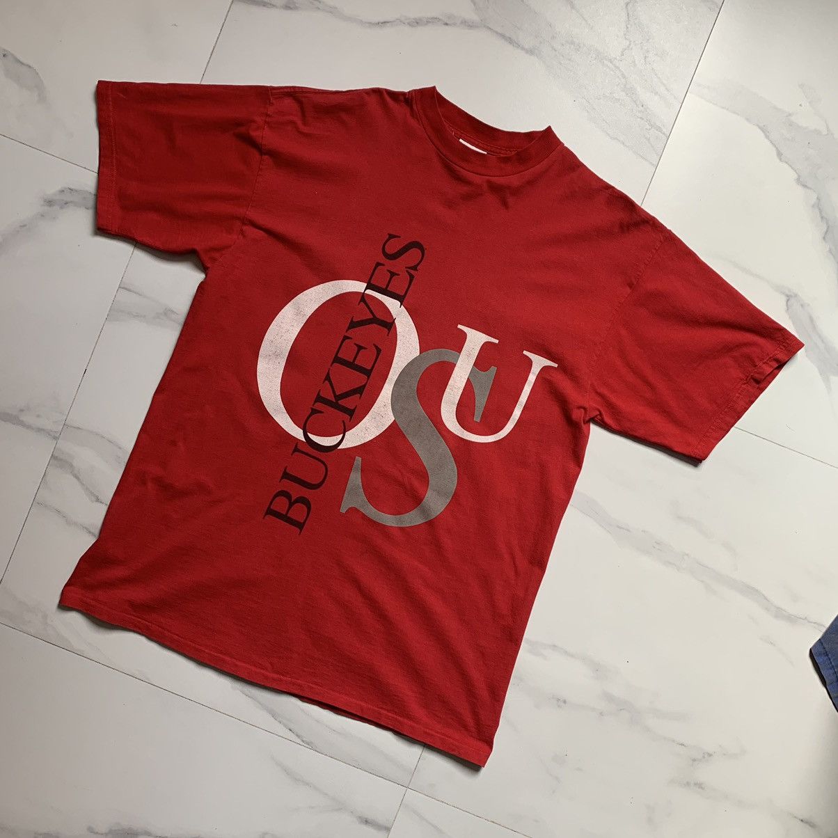 NCAA Vintage Late 90s Ohio State Buckeyes T-Shirt Size US XL / EU 56 / 4 - 3 Thumbnail