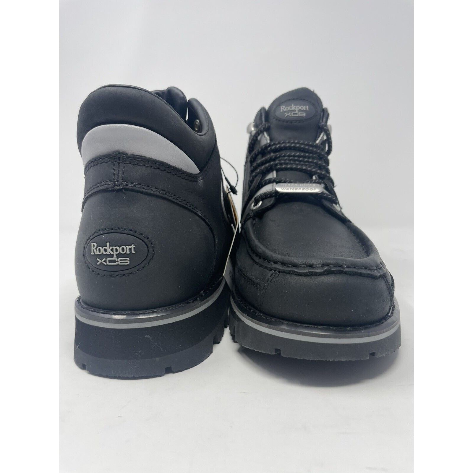 Rockport Mens ROCKPORT UMBWE II MWEKA Black Leather WATERPROOF BOOTS Size US 7 / EU 40 - 10 Thumbnail