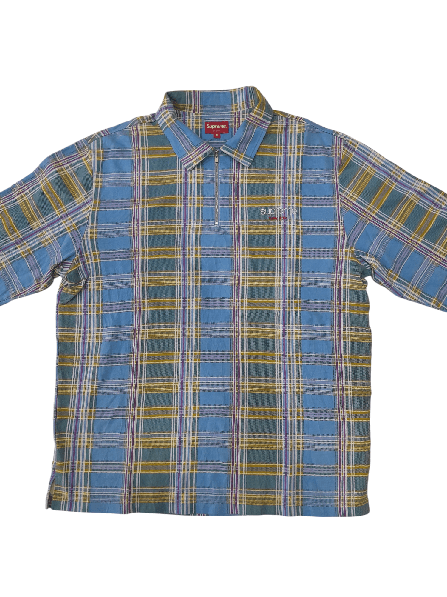 Supreme SUPREME Pullover Zip Up Shirt Fall 2020 (F405) Size US M / EU 48-50 / 2 - 2 Thumbnail