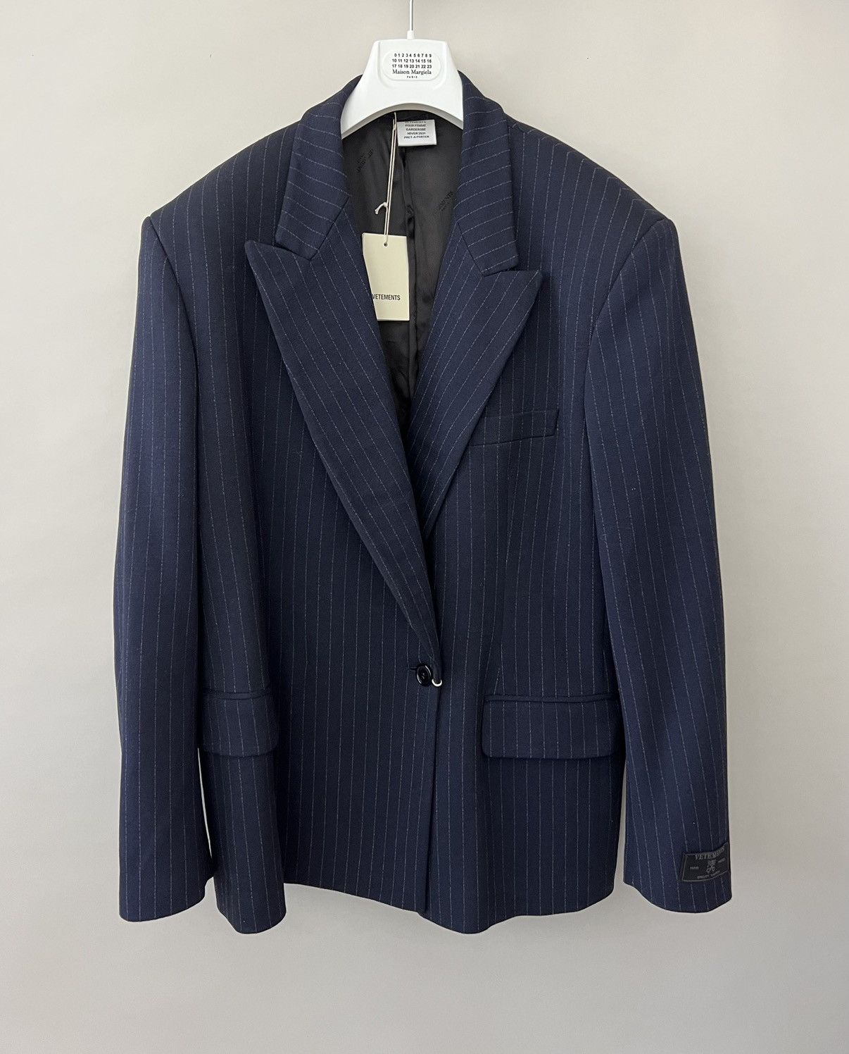 Vetements Vetements Striped Blazer Jacket Size US S / EU 44-46 / 1 - 1 Thumbnail