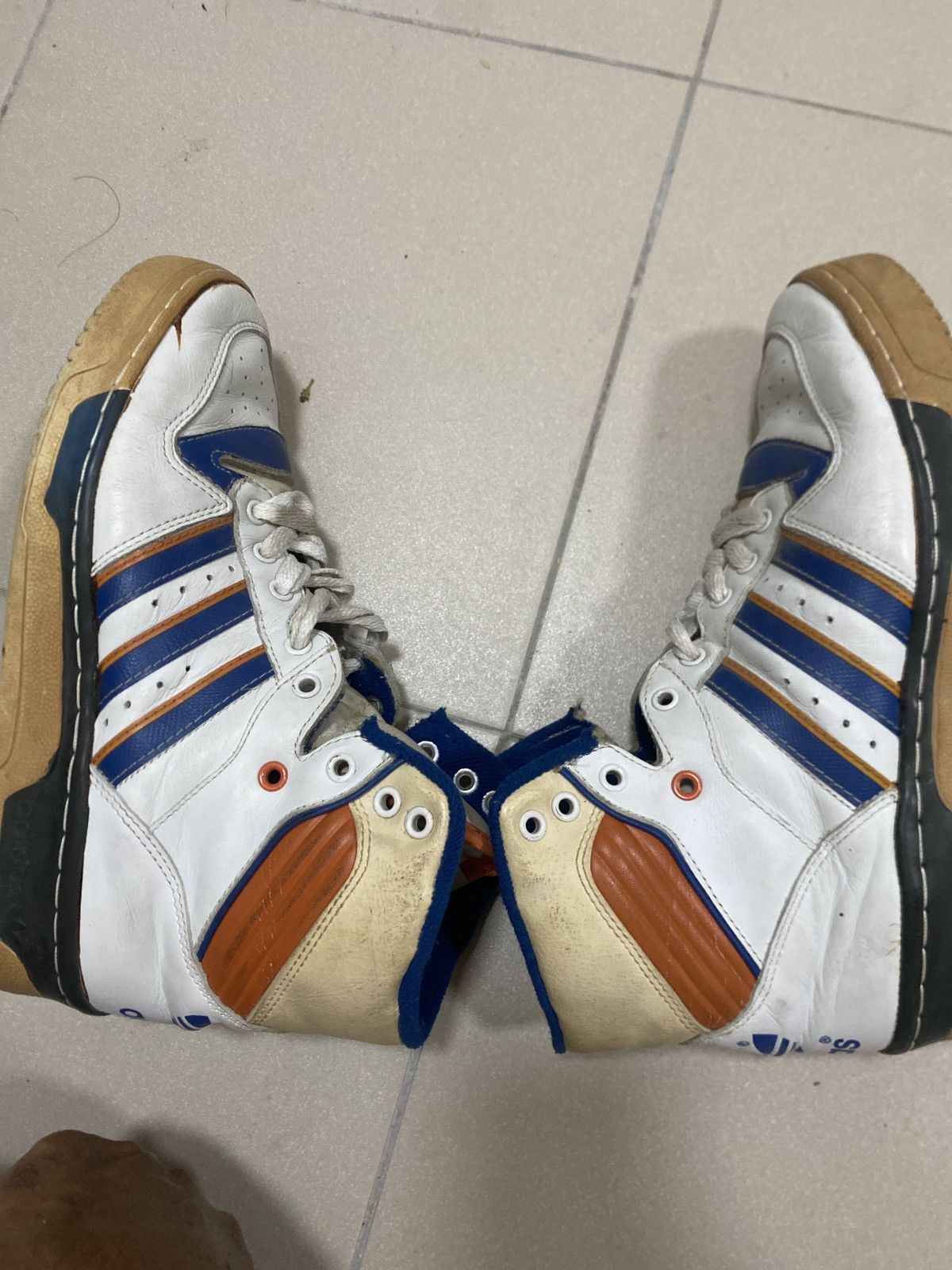 Adidas Adidas Ewing Rivalry Hi – Made in Taiwan (1980s Original) Size US 6.5 / EU 39-40 - 3 Thumbnail