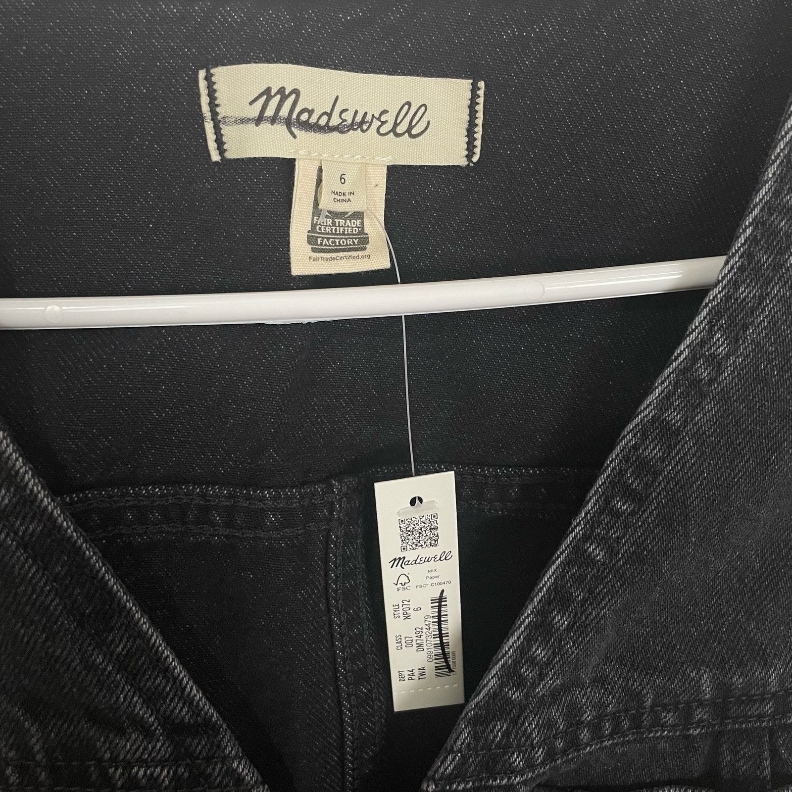 Madewell Madewell Denim Cap Sleeve V Neck Wash Mini Dress US Womens 6 Size M / US 6-8 / IT 42-44 - 3 Thumbnail
