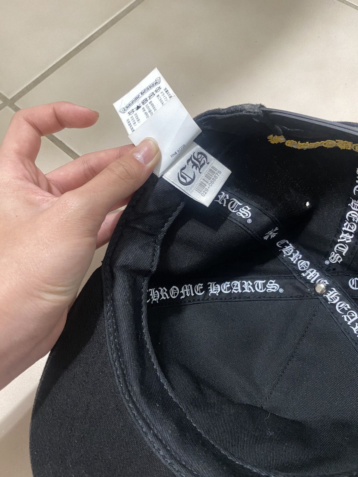 Chrome Hearts Chrome Hearts CH Baseball Cap Size ONE SIZE - 12 Thumbnail