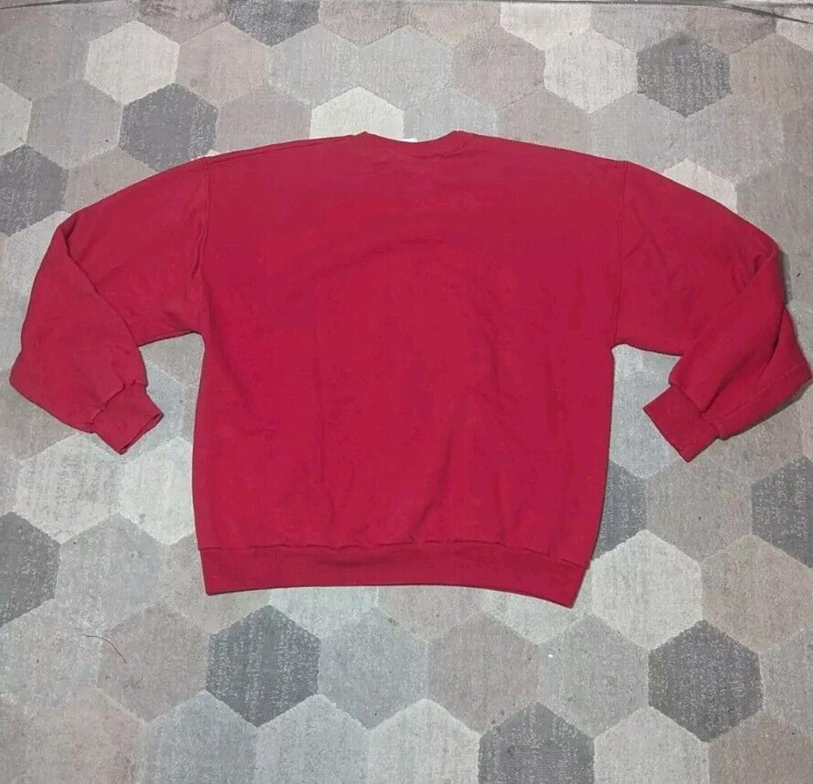 Jerzees 2000 It's My Job To Be Difficult By Jared Lee Red Sweatshirt Size US L / EU 52-54 / 3 - 2 Thumbnail