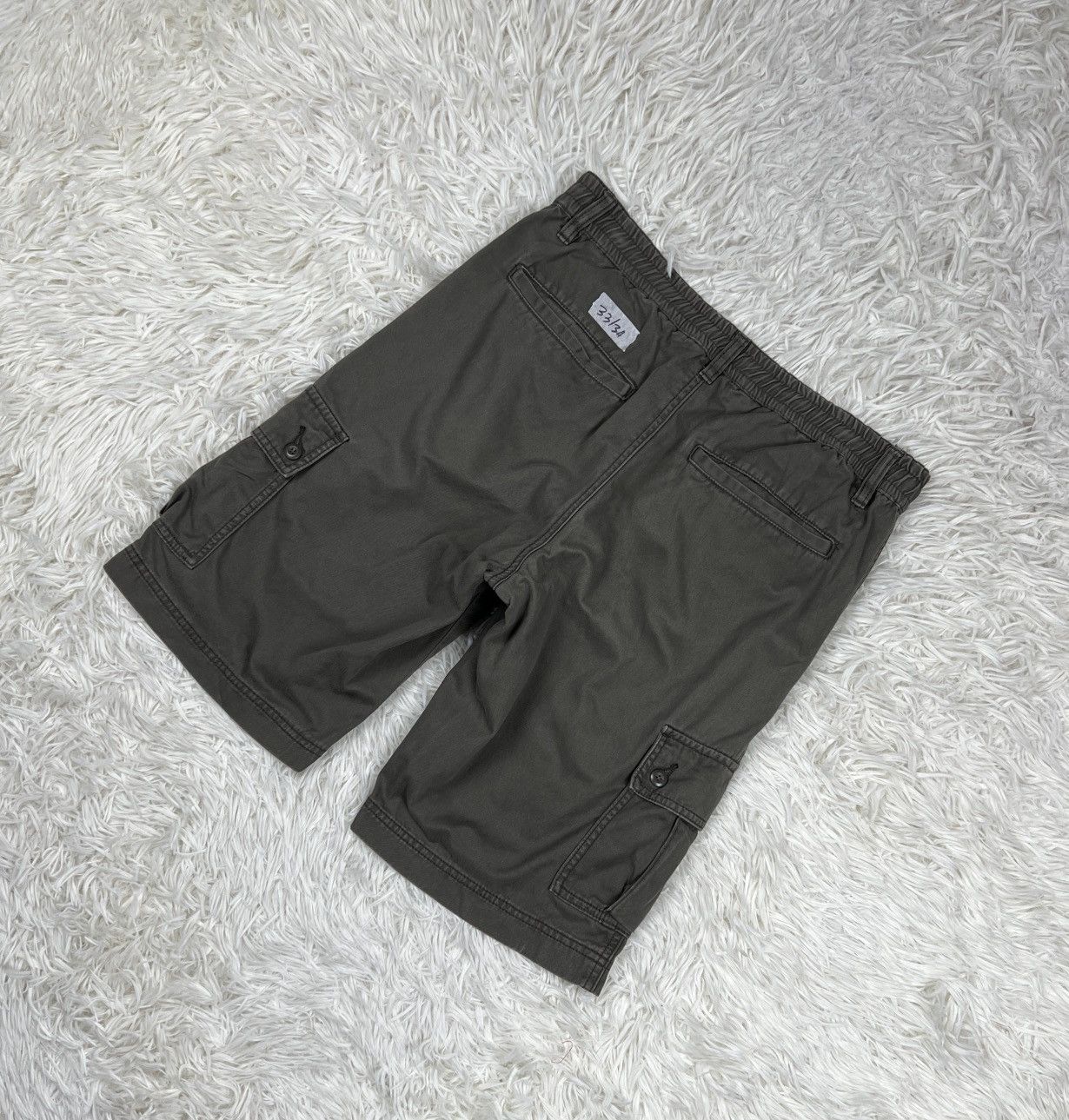 Designer × Japanese Brand TopValu Cargo Short Pants Size US 33 - 4 Thumbnail