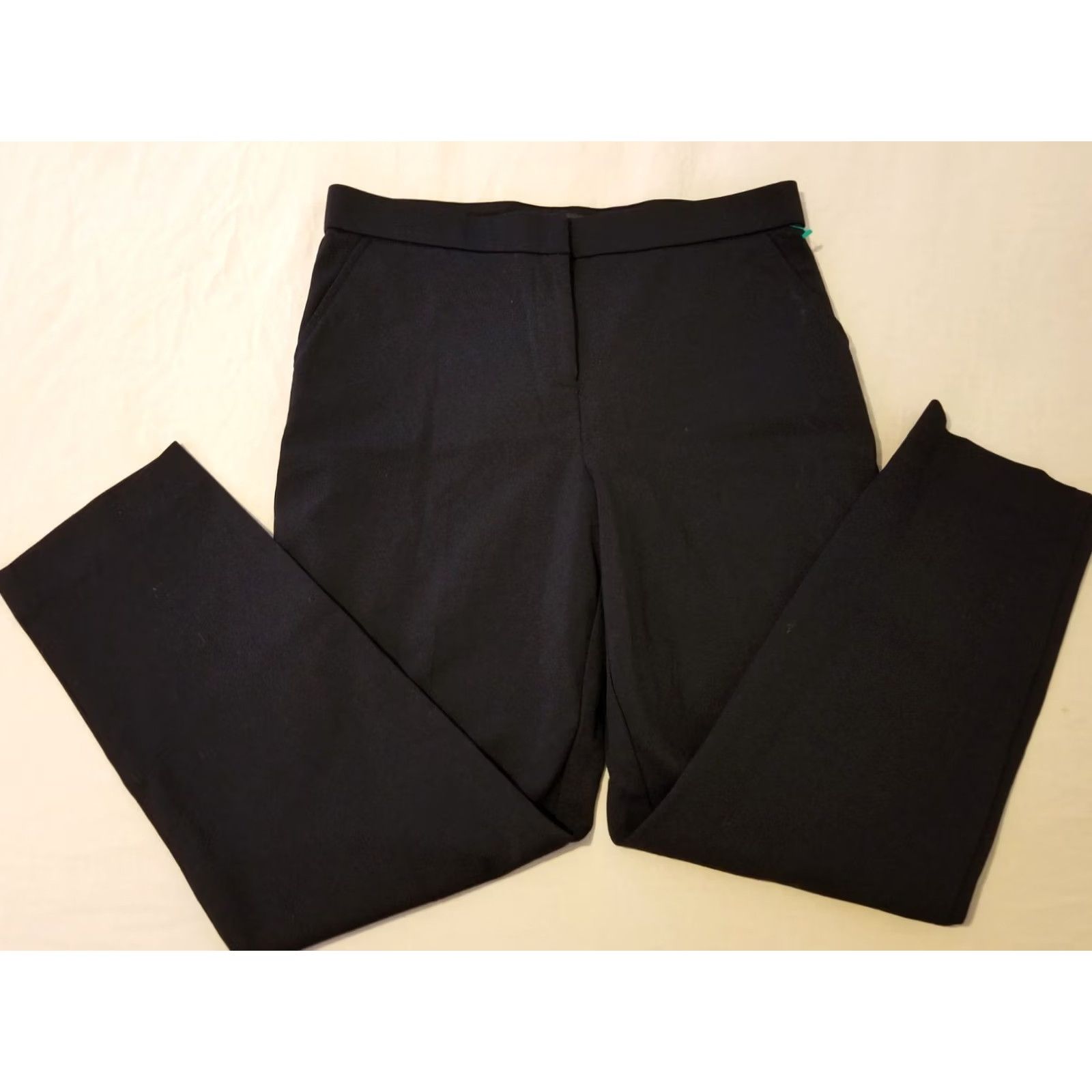 Banana Republic Banana Republic Womens Pants Black Size 10 Dress Pants Trouser Khaki Chino Slack Cotton Flat Front Stretch Size 32" / US 10 / IT 46 - 3 Thumbnail
