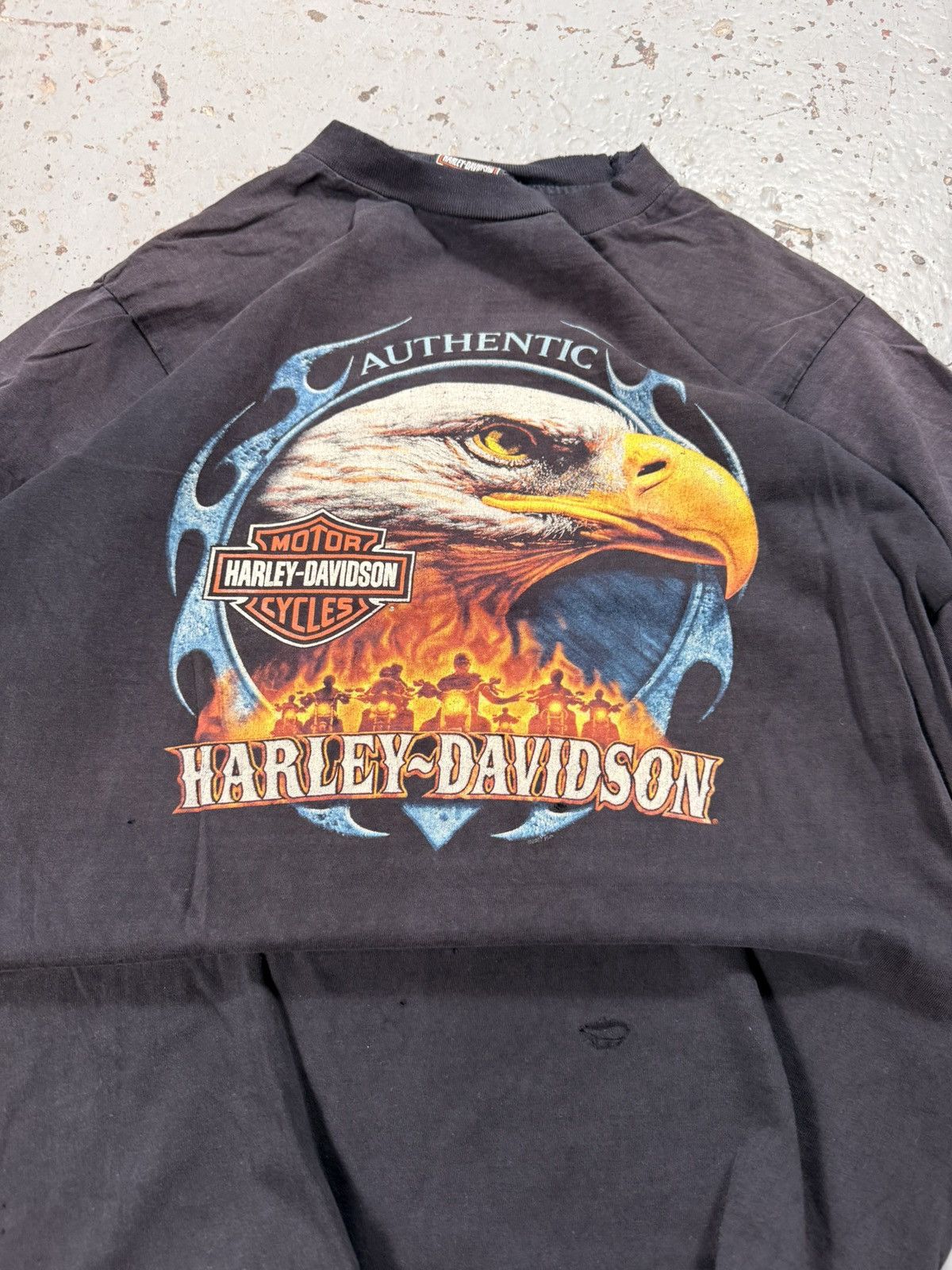 Vintage Vintage Harley Davidson Neo Tribal Tee Size US M / EU 48-50 / 2 - 3 Thumbnail