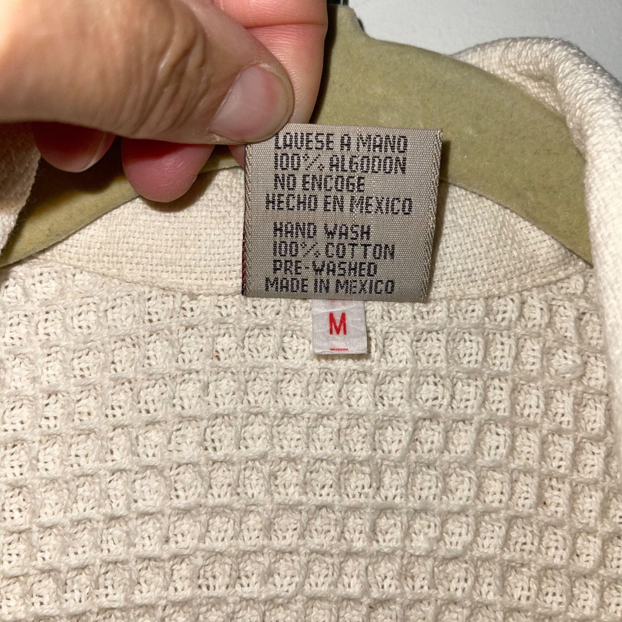 Vintage Martinez Vintage Womens Jacket Size Medium Cream Button Fron Size M / US 6-8 / IT 42-44 - 9 Thumbnail