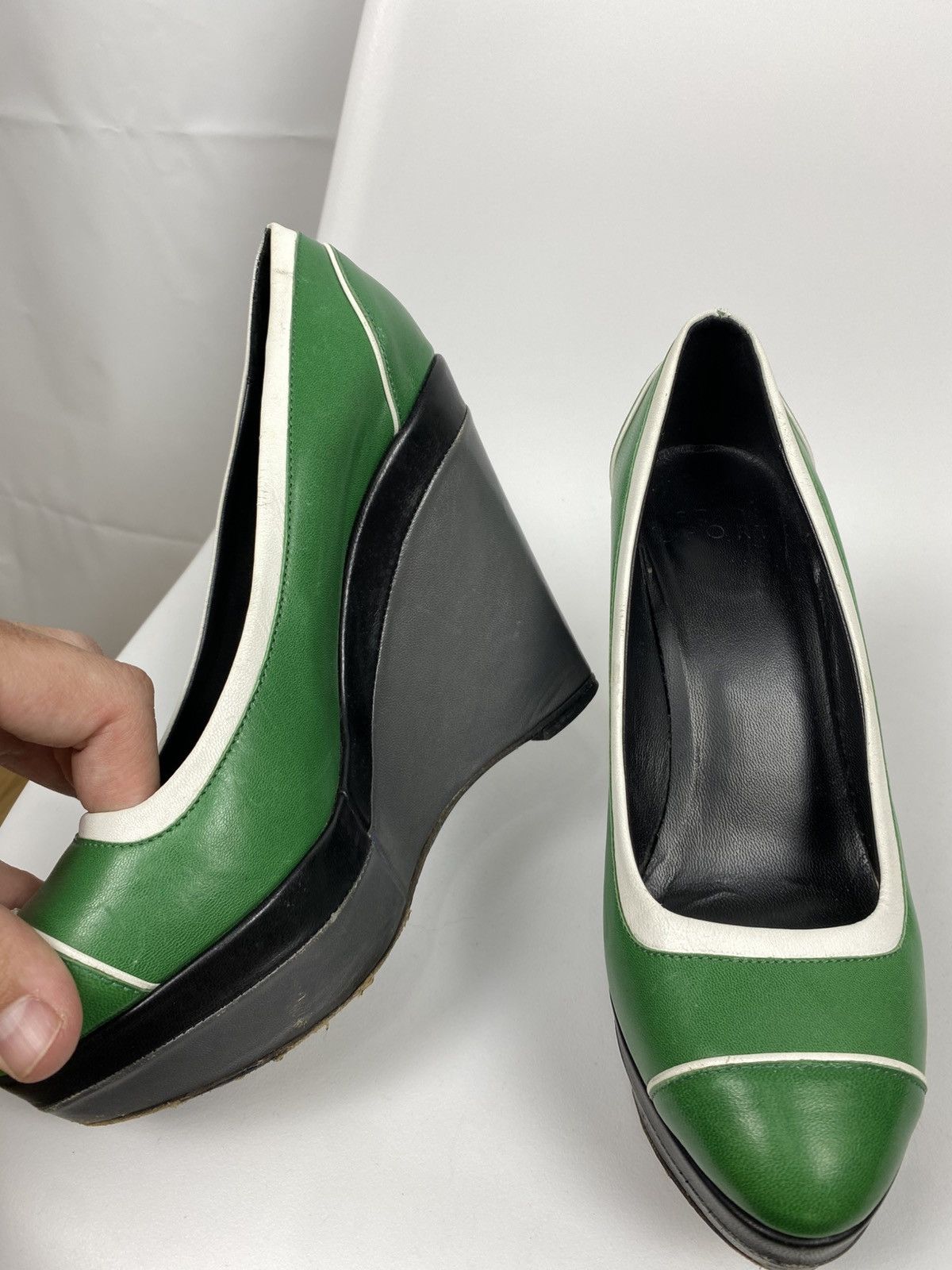 Escada Sport Escada Sport Wedge Heels Leather size 36 Size US 6 / IT 36 - 6 Thumbnail