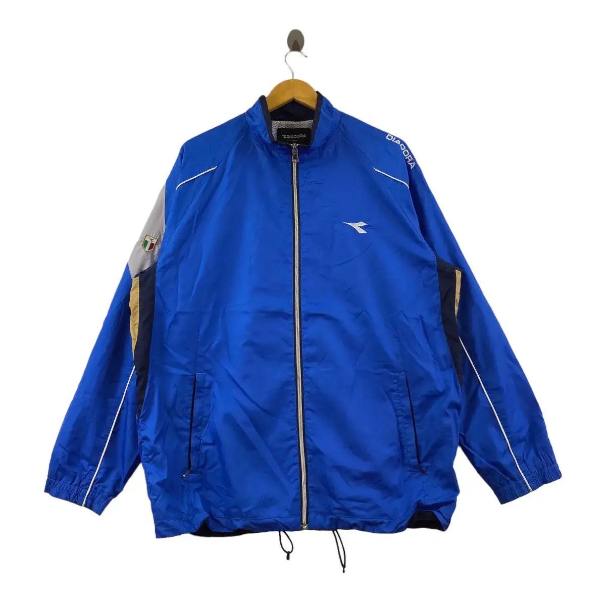 Diadora × Vintage Vintage DIADORA ITALY FOOTBALL Serie A Champion Jacket Size XXL / US 16-18 / IT 52-54 - 1 Thumbnail