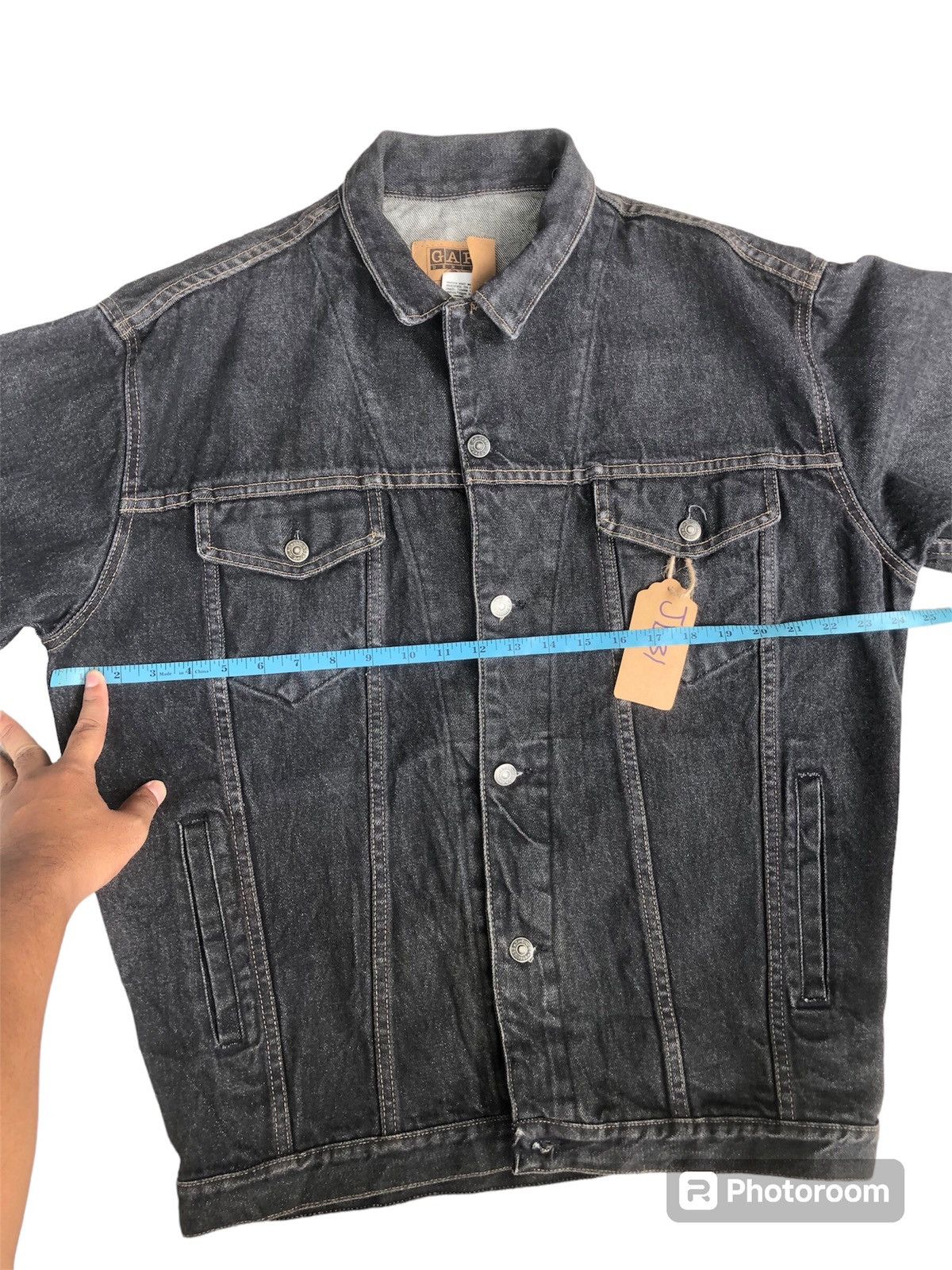 Vintage Vintage Gap Made in usa Denim Jacket Distressed Size US M / EU 48-50 / 2 - 15 Thumbnail