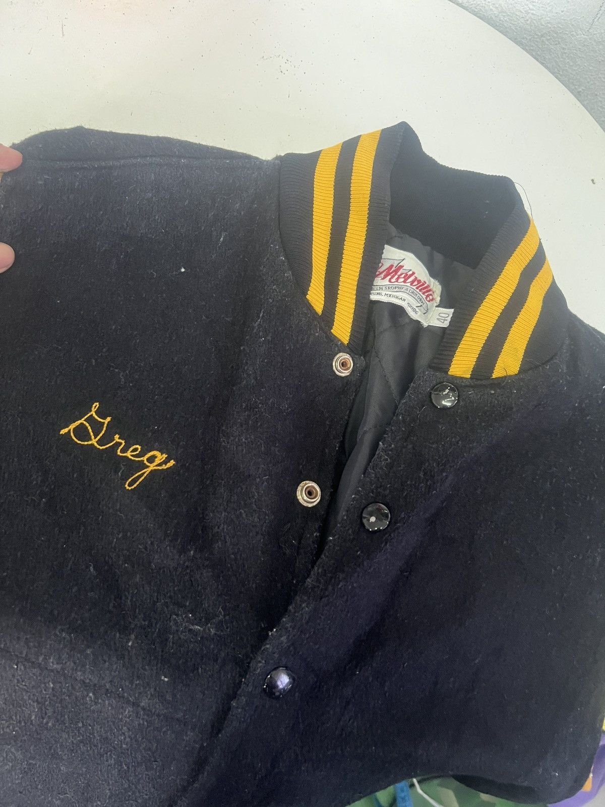 Vintage Vintage Melville Varsity Jacket Size US M / EU 48-50 / 2 - 7 Thumbnail