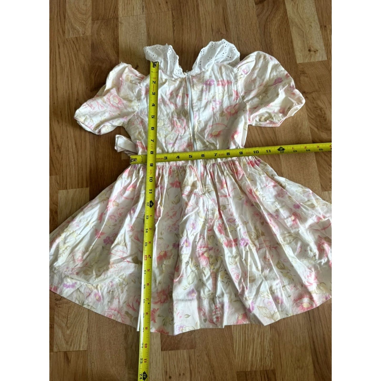 Rainbow VINTAGE Rainbow Creek 5T Pink Girls Size Lace Collar White Prairie GUC Size ONE SIZE - 4 Thumbnail