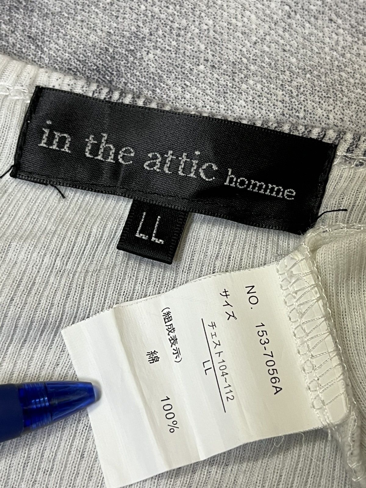 In The Attic ARCHIVE “IN THE ATTIC” HOMME LITTLE BLACK LIFE L/S TEE SHIRT Size US L / EU 52-54 / 3 - 8 Thumbnail