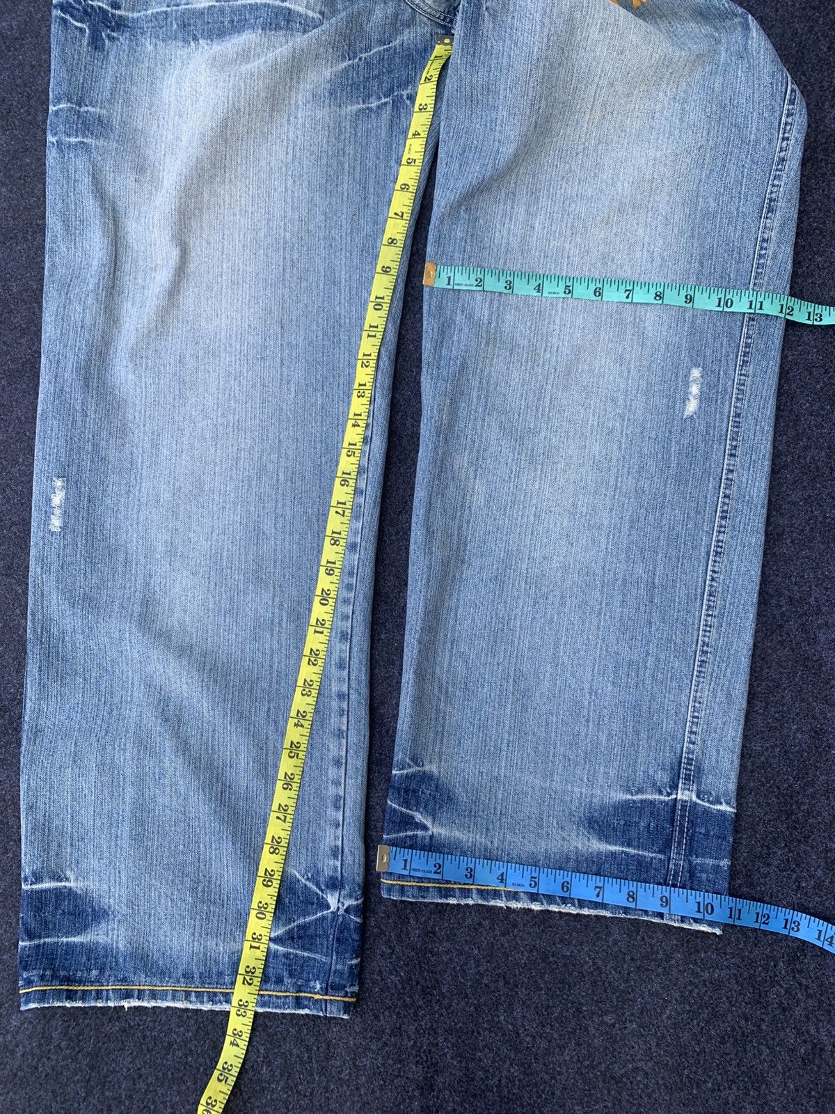 Enyce Enyce Baggy Jeans Y2K Loose Fit Hip Hop Denim (32) Size US 38 / EU 54 - 3 Thumbnail
