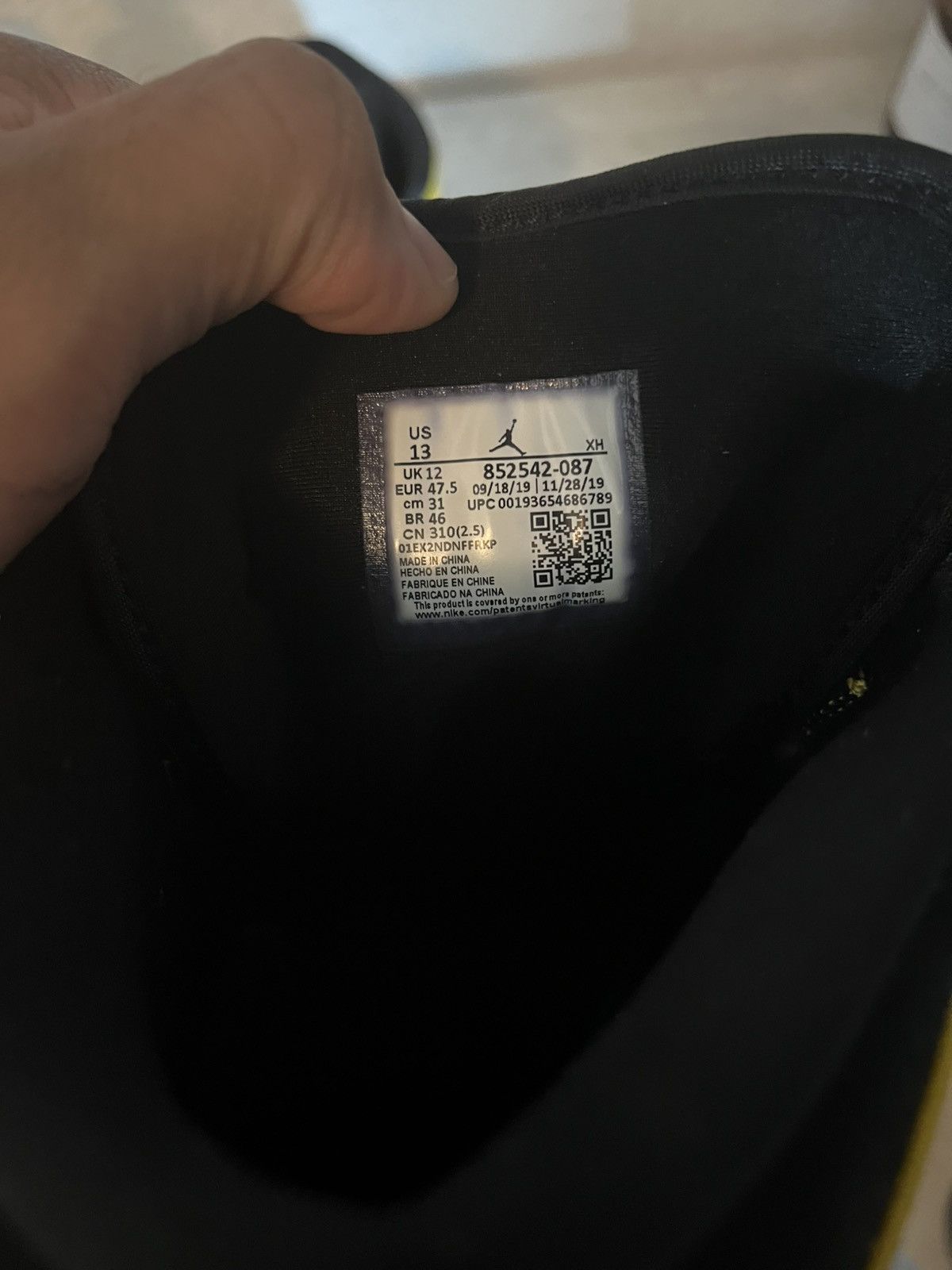 Jordan Brand Jordan 1 mid Reverse Bred Yellow Accents Size US 13 / EU 46 - 5 Thumbnail