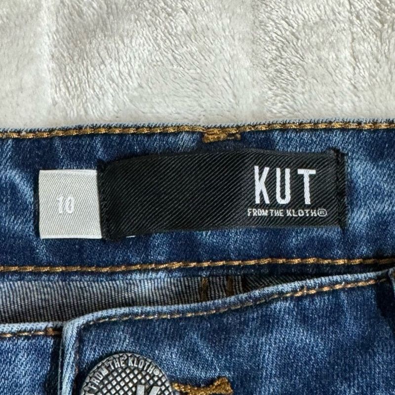 Unknown London Kut from The Kloth Mia High Rise Slim Fit Skinny Jeans USED Size 32" / US 10 / IT 46 - 4 Thumbnail