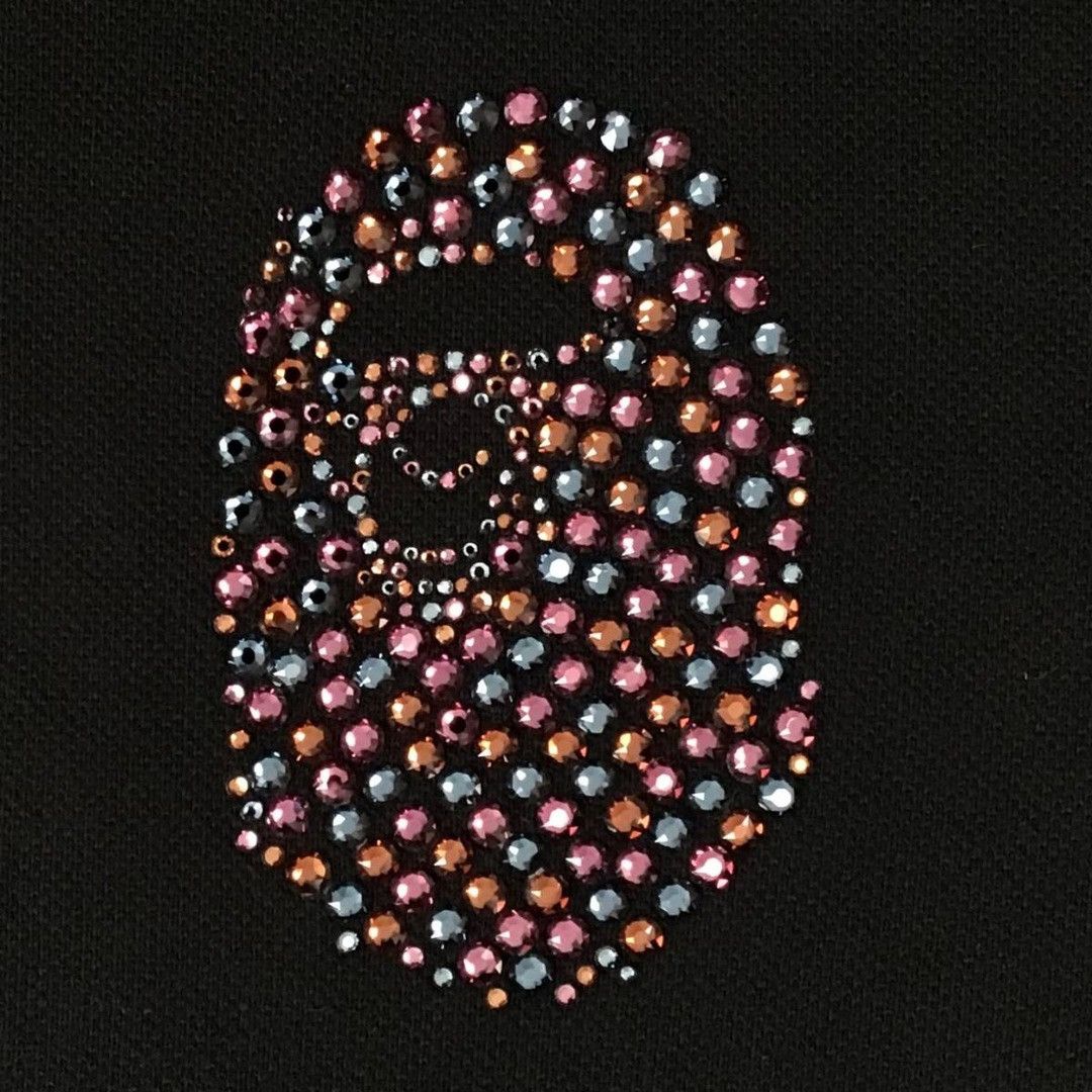 Bape × Swarovski BAPE Swarovski APE HEAD polo shirt a bathing ape Size US M / EU 48-50 / 2 - 3 Thumbnail