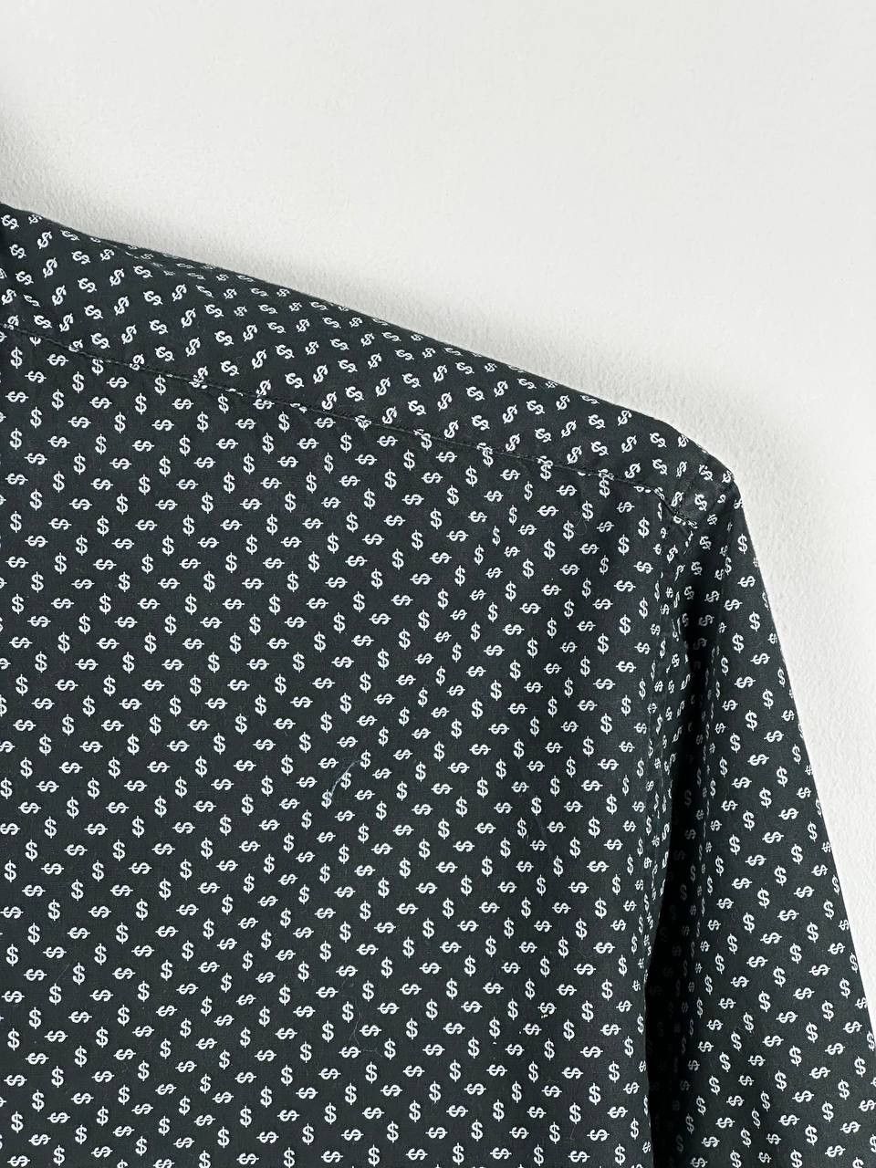 Saint Laurent Paris Saint Laurent Paris Dollar Sign Long Sleeve Shirt Size US XL / EU 56 / 4 - 5 Thumbnail