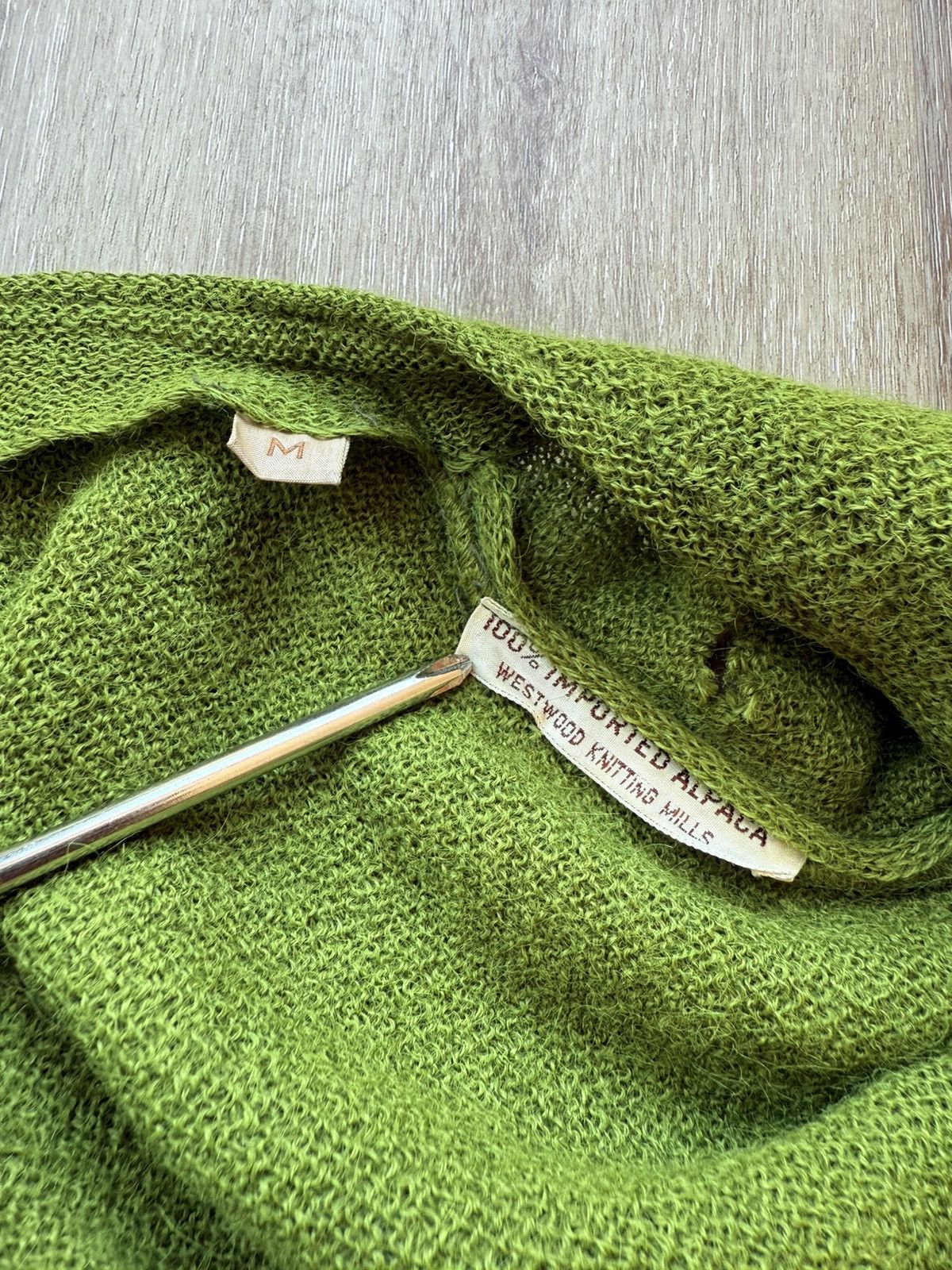 Vintage Vintage 50s 60s Green Mohair Kurt Kobain Grunge Cardigan Size US M / EU 48-50 / 2 - 7 Thumbnail