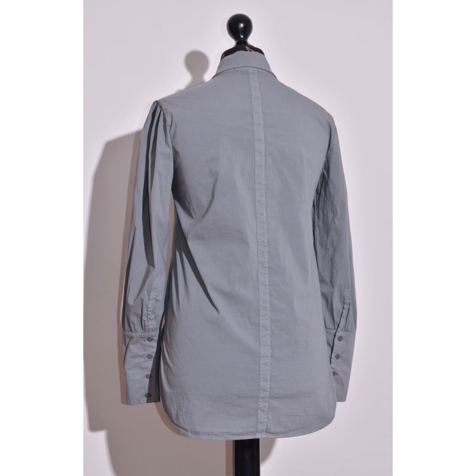 Vintage Transit Par Such Womens Blouse Shirt Grey Button Front Long Sleeve Size 2 Size XS / US 0-2 / IT 36-38 - 5 Thumbnail