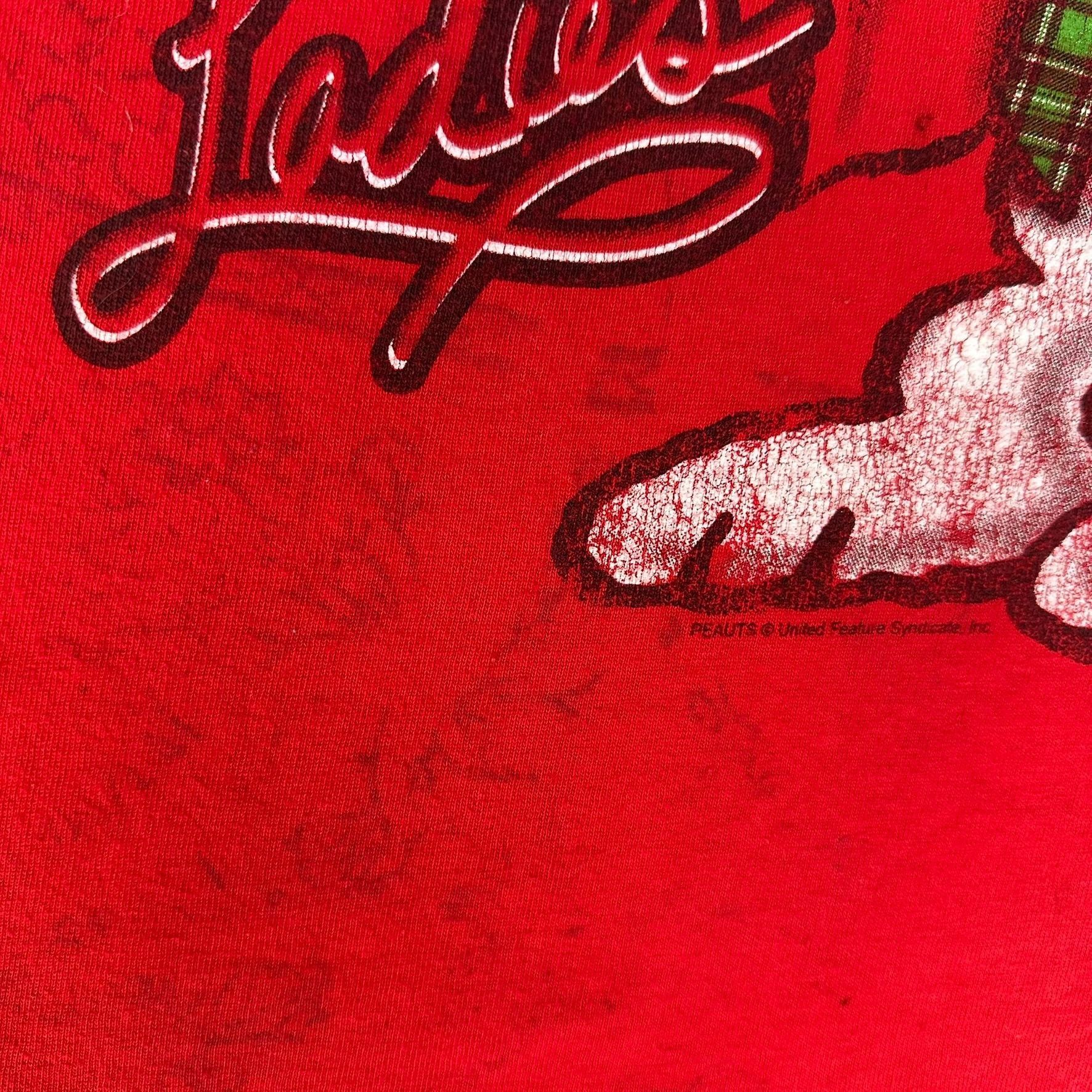 Peanuts Vintage Y2K Peanuts Snoopy Joe Cool T-Shirt Christmas Red XL Size US XL / EU 56 / 4 - 6 Thumbnail
